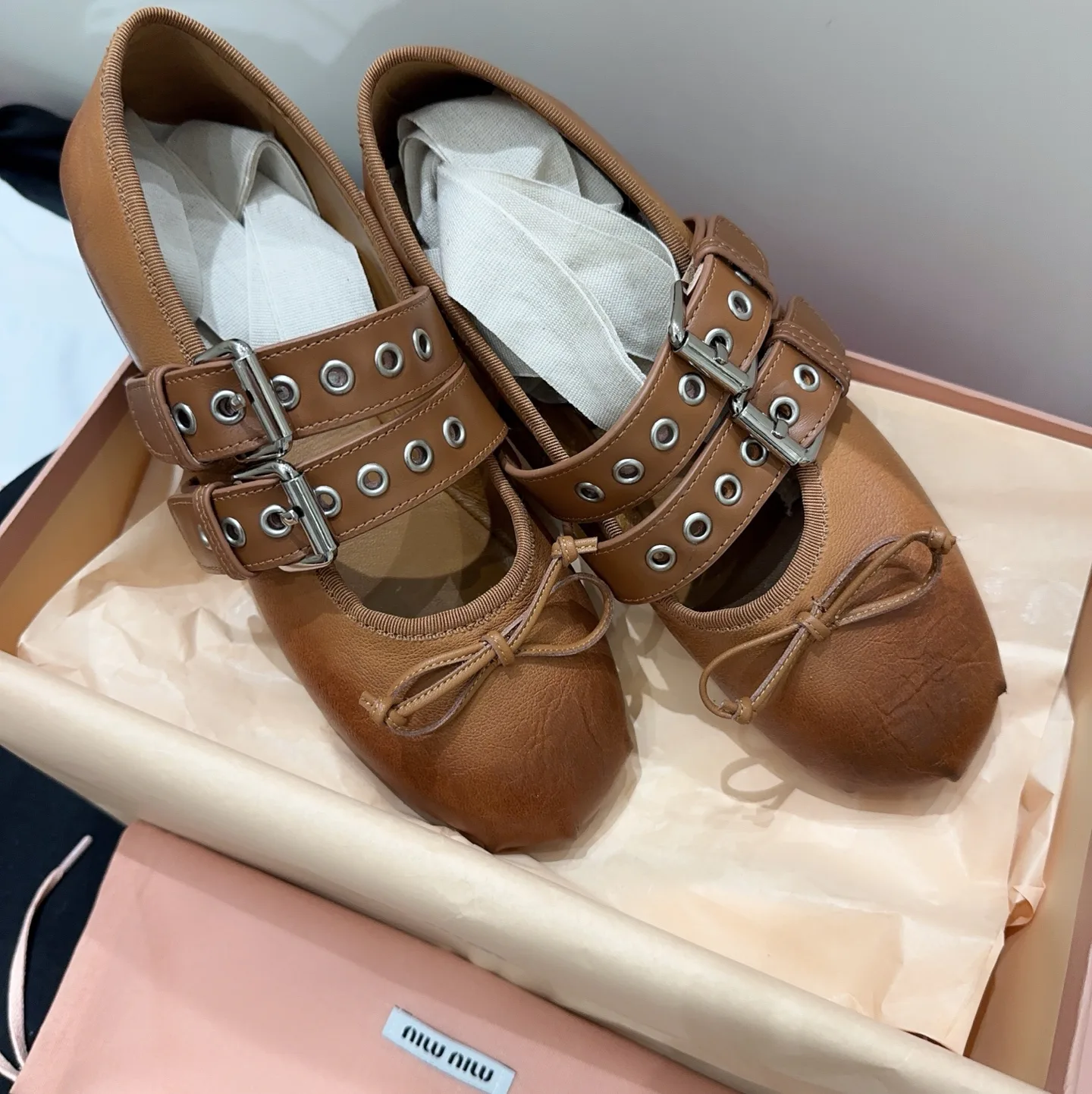Балетки Женские Miu Miu 13453758