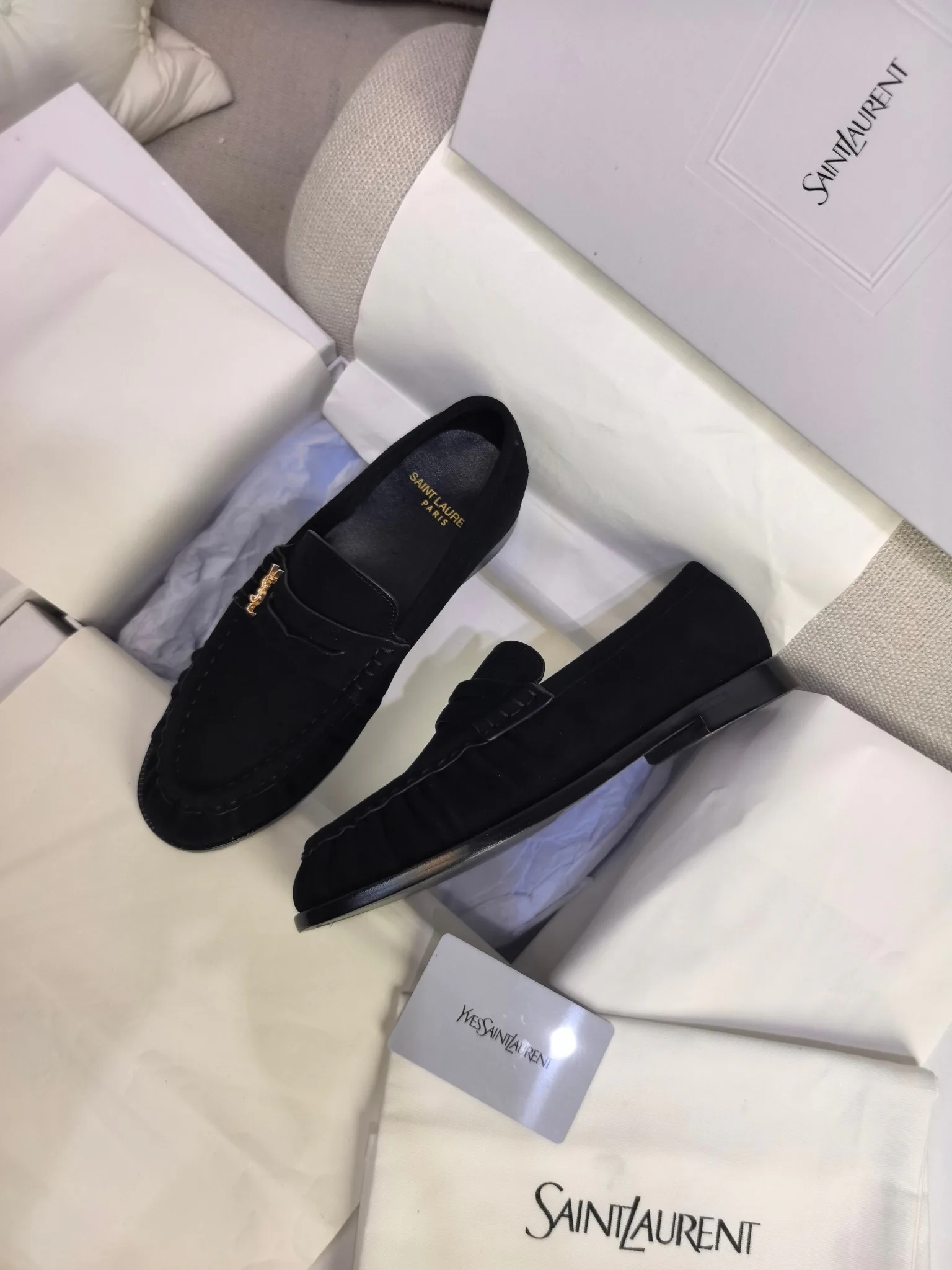 Лоферы И Мокасины Женские Saint Laurent 19128376