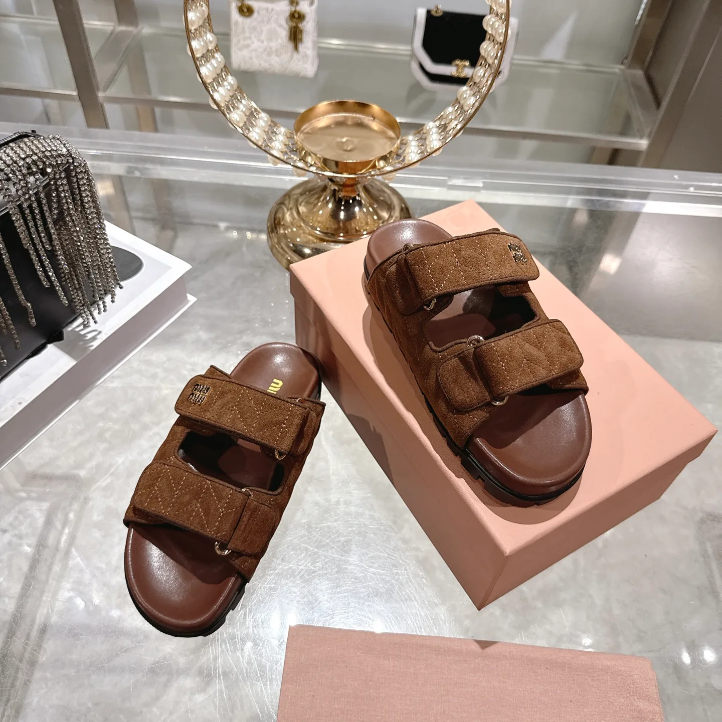 Сандалии Женские Miu Miu 12868598