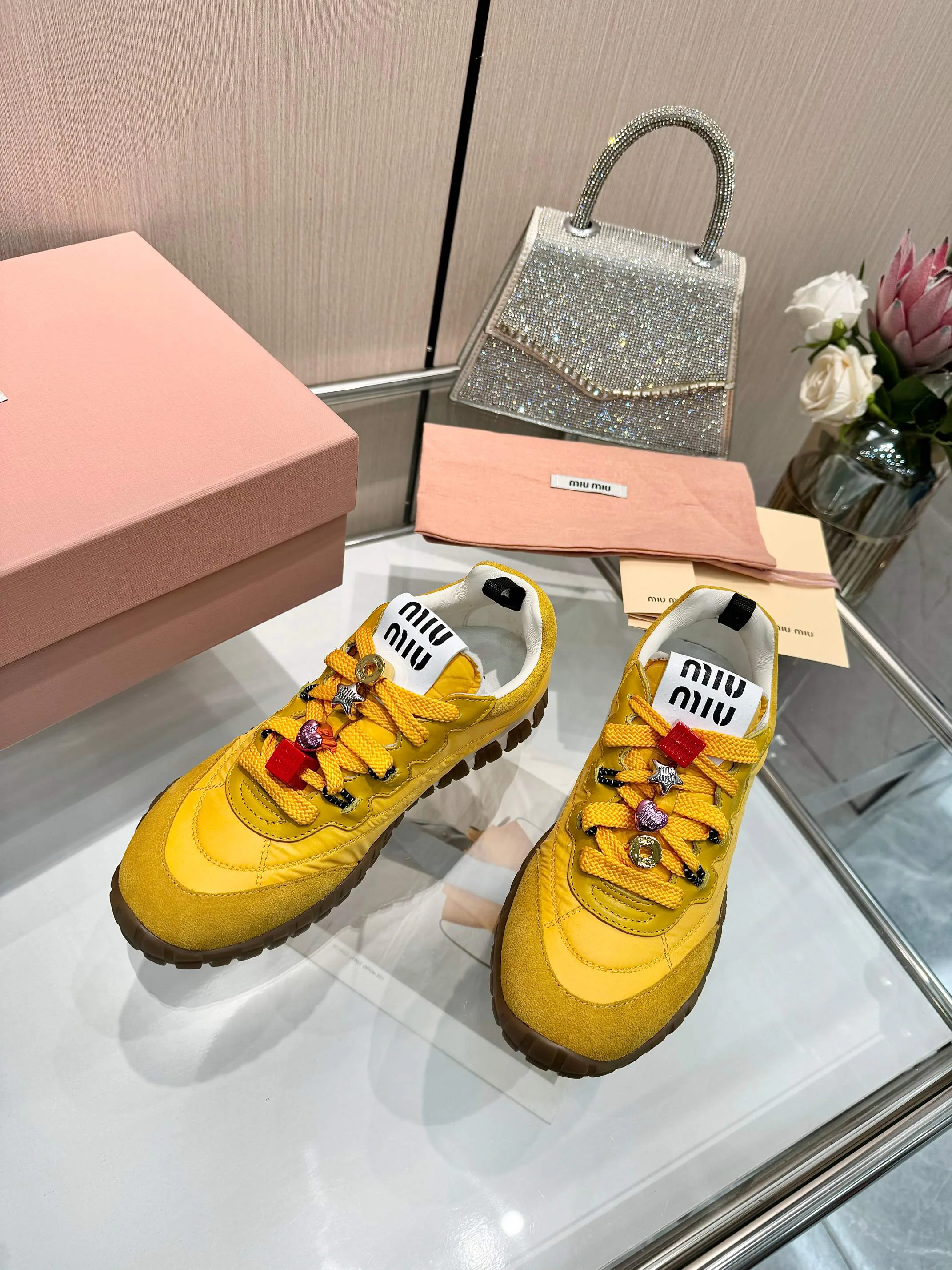 Кроссовки Женские Miu Miu 20365