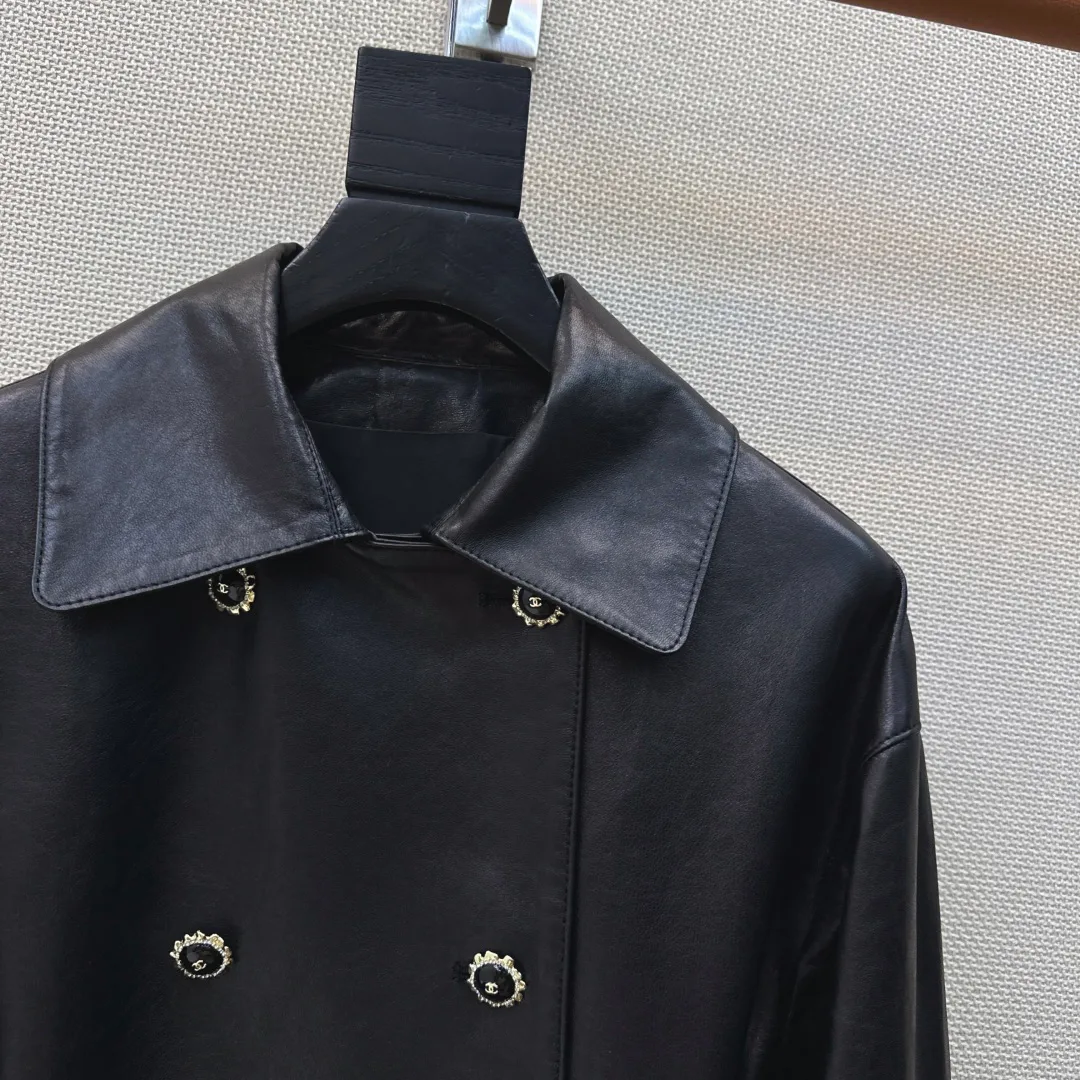 Кожаные Куртки И Дублёнки Женские Celine 11642002