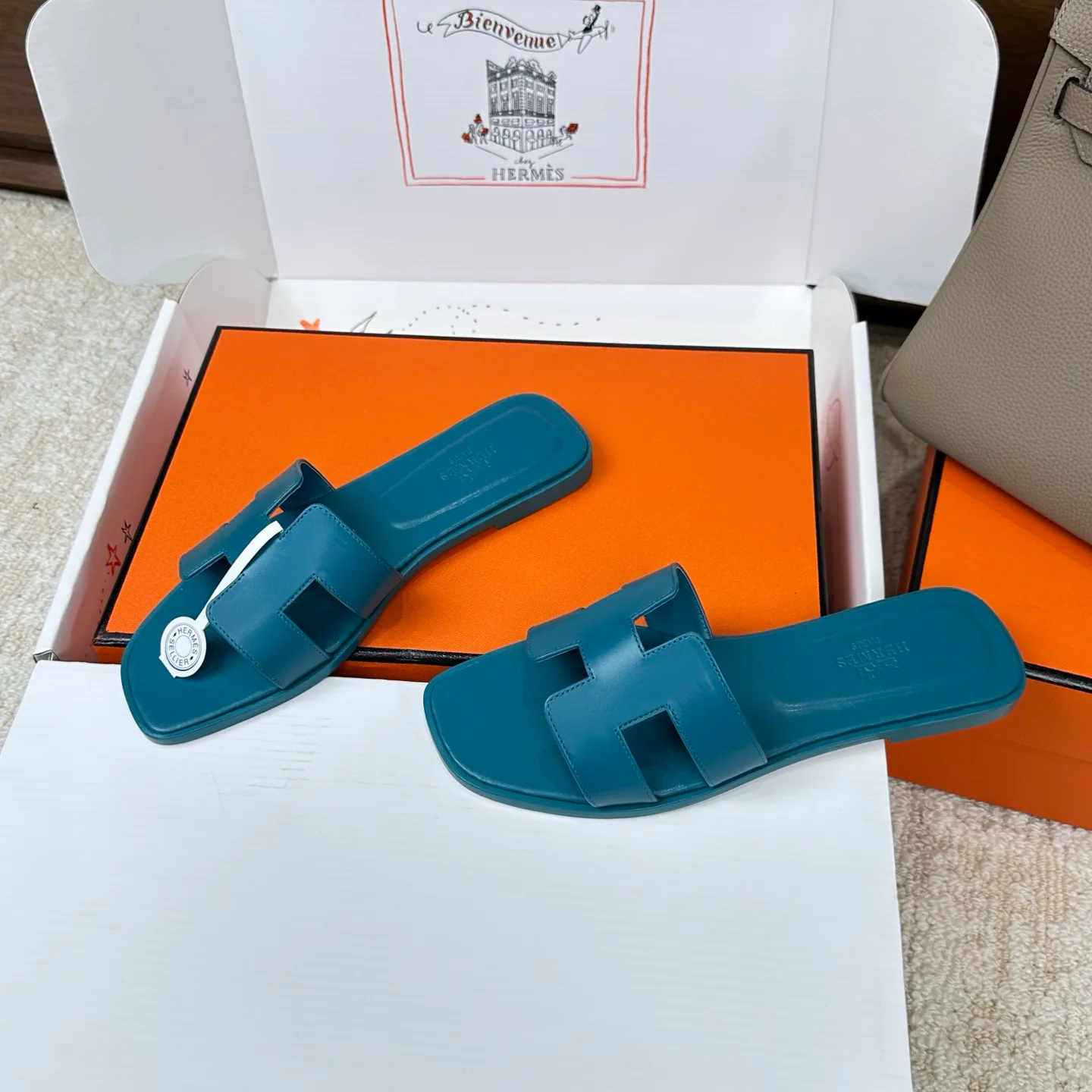 Шлепанцы Женские Hermes 3043252