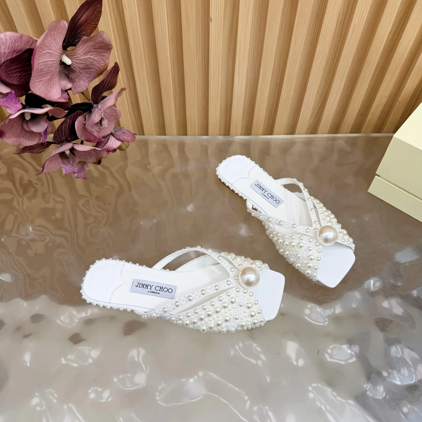 Шлепанцы Женские Jimmy Choo 629223