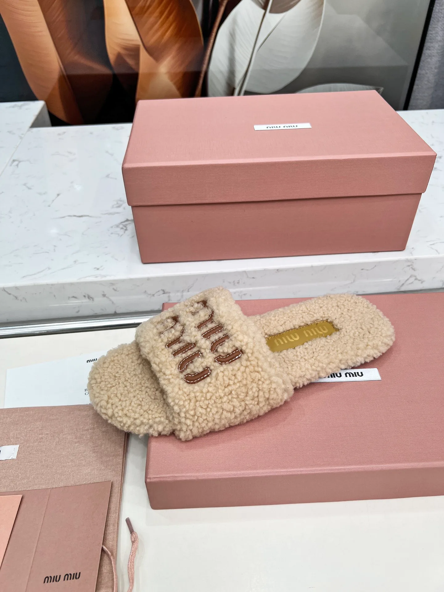 Тапочки Женские Miu Miu 208953