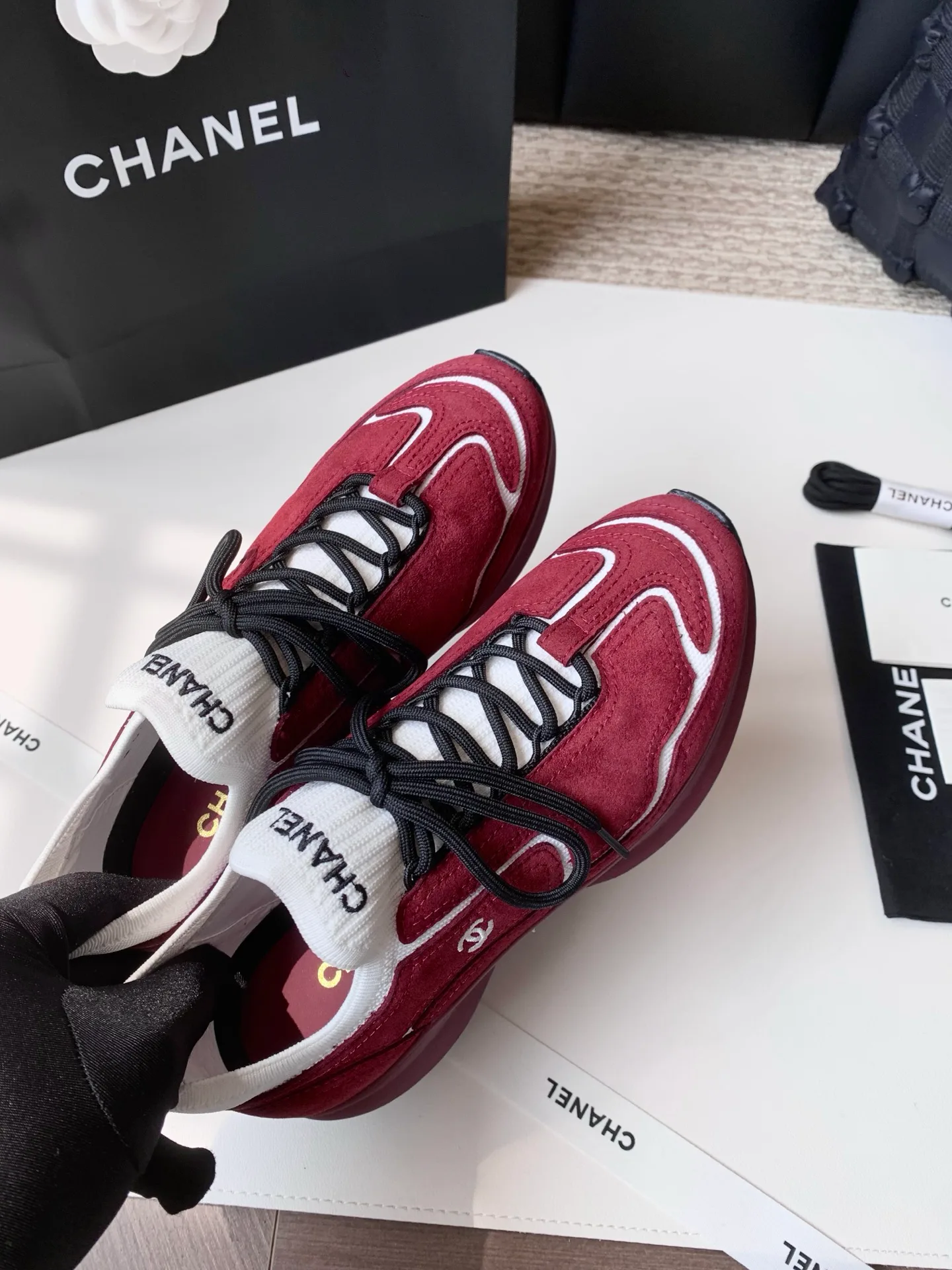 Кроссовки Женские Chanel 17990429