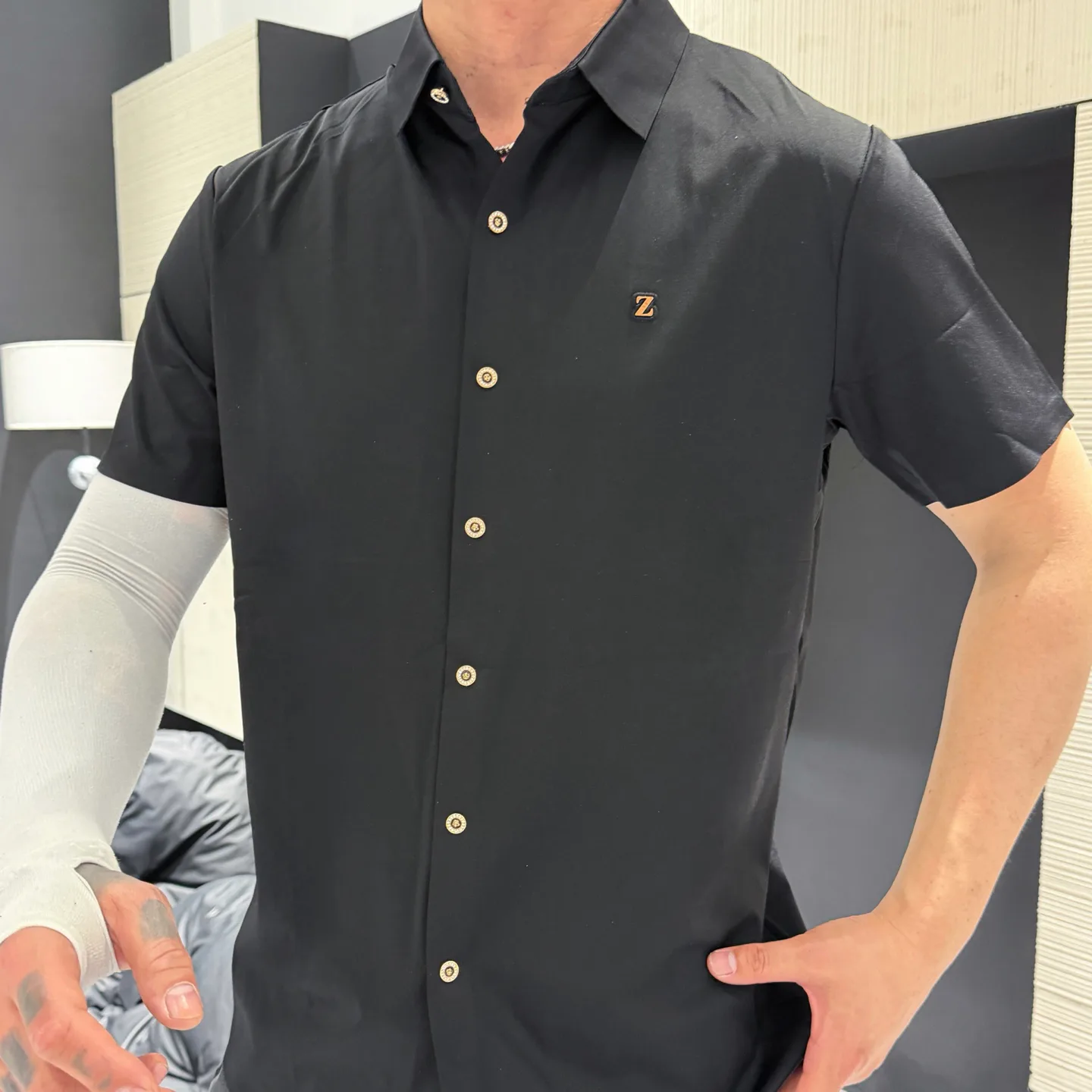 Рубашки Мужские Zegna 17037393