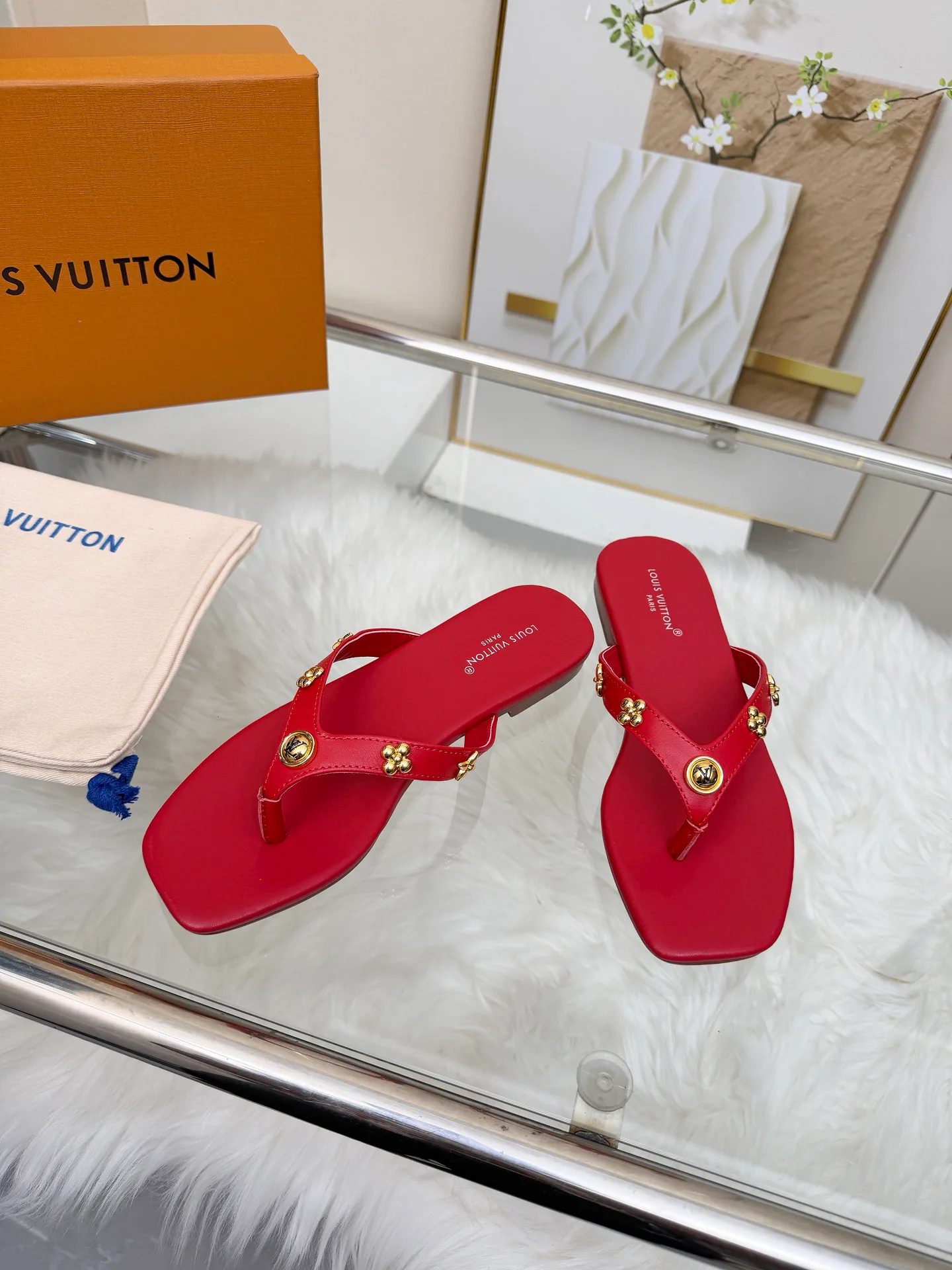 Шлепанцы Женские Louis Vuitton 13253491