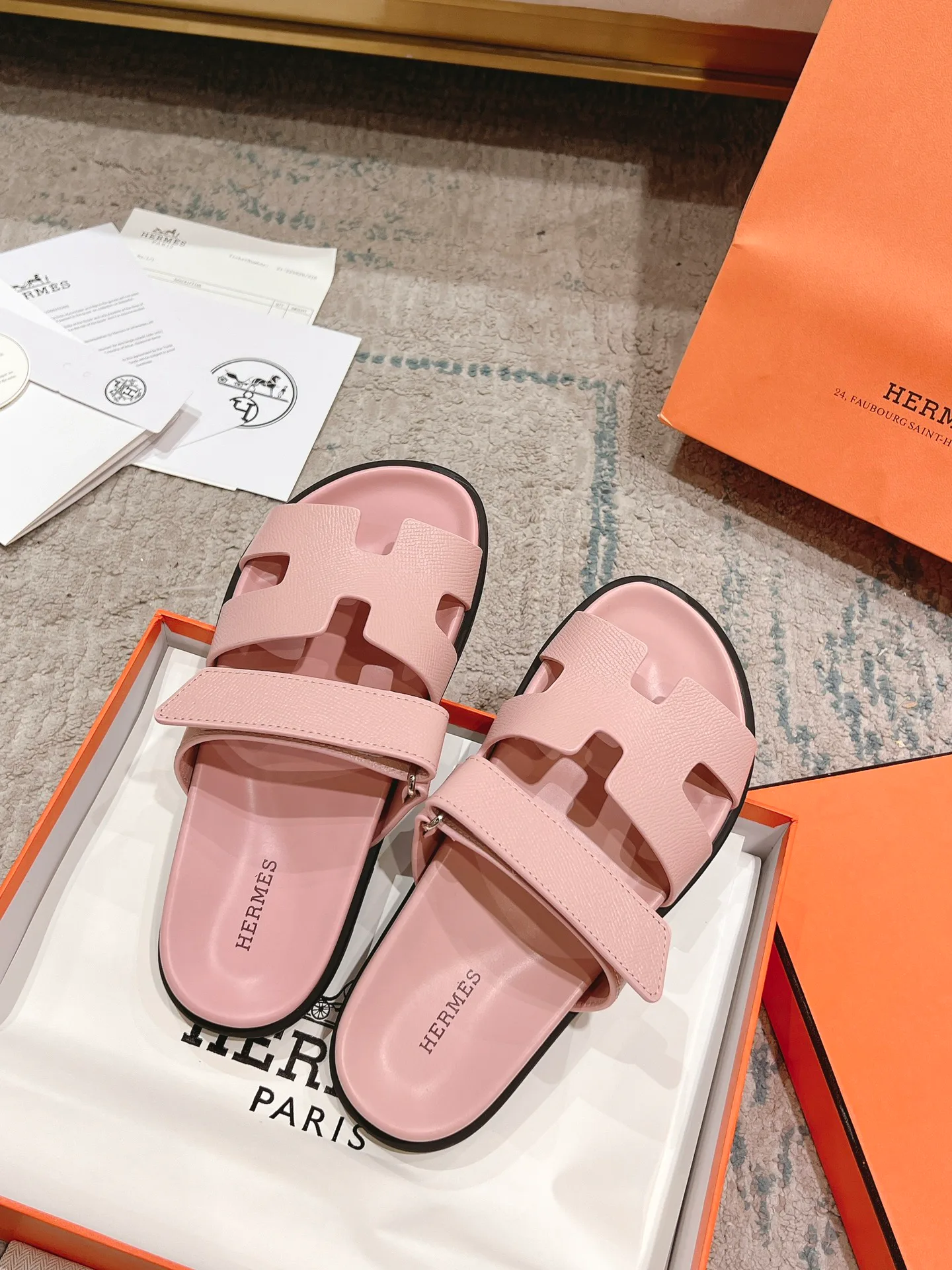 Шлепанцы Женские Hermes 12874755