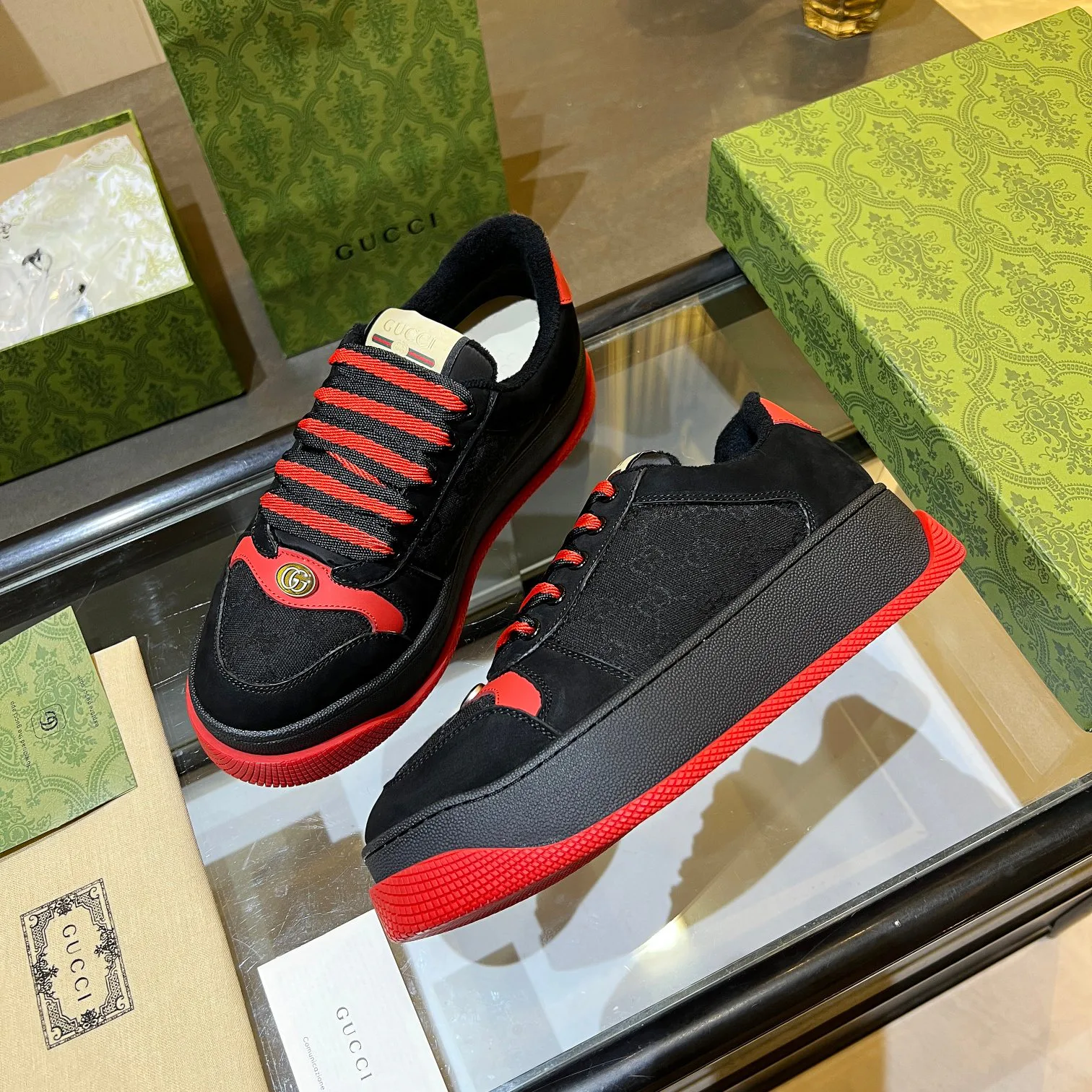 Кроссовки Женские Gucci 907441