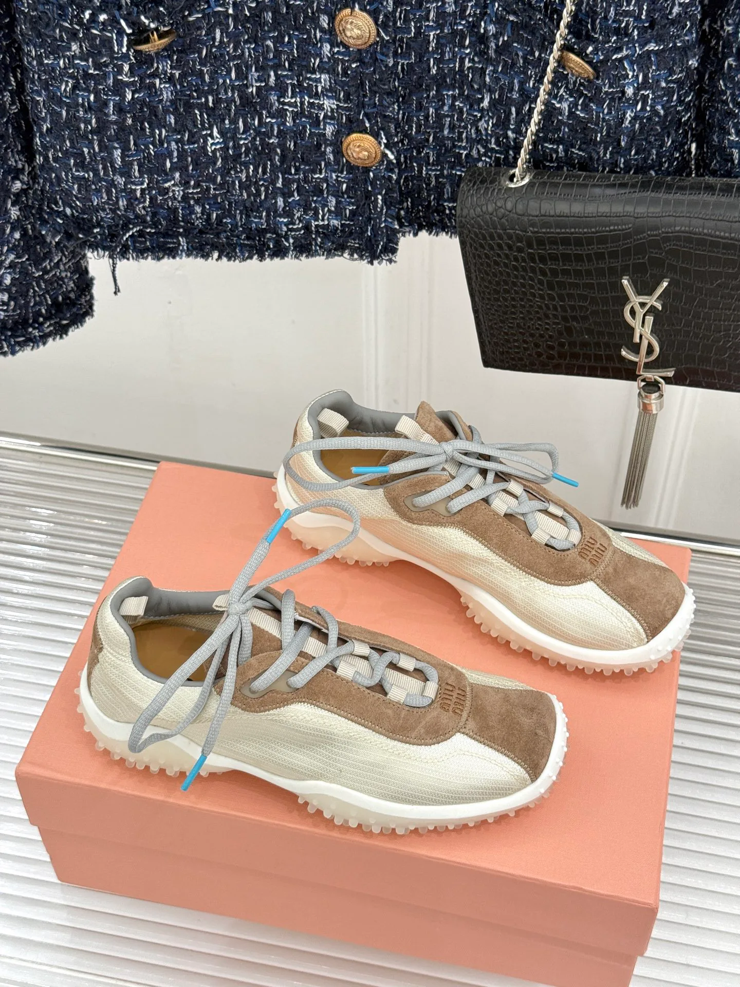 Кроссовки Женские Miu Miu 17597000