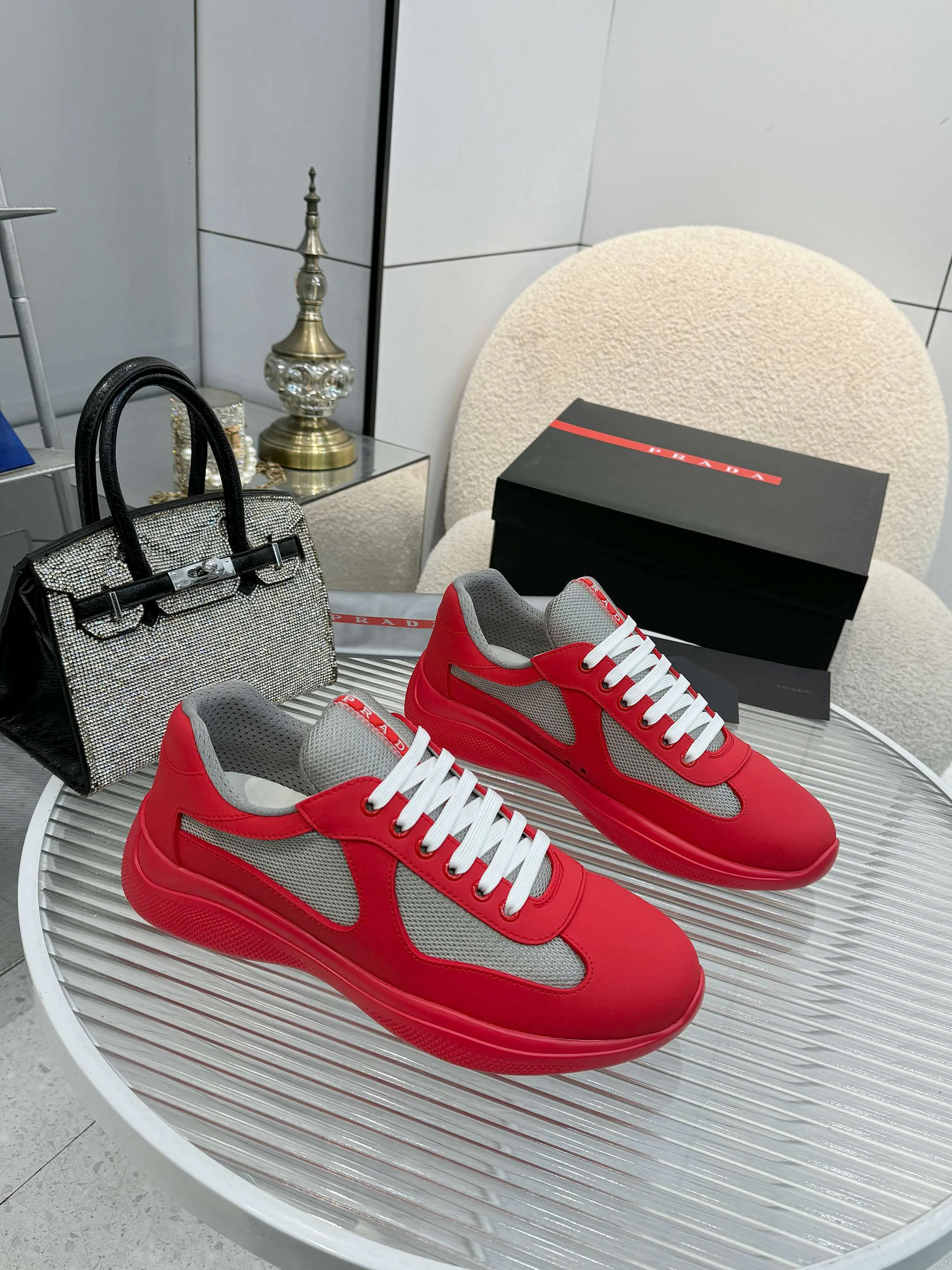 Кроссовки Мужские Prada 456914