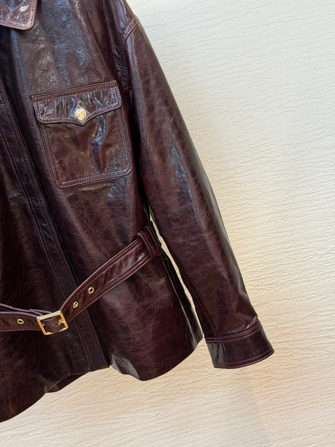 Кожаные Куртки И Дублёнки Женские Saint Laurent 18714427