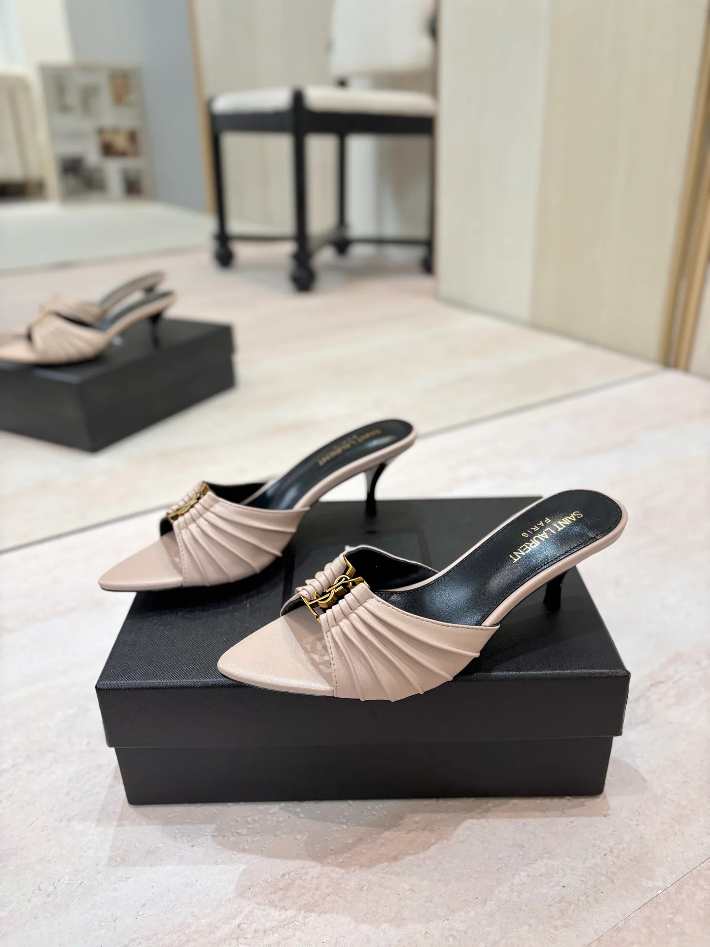 Мюли И Сабо Женские Saint Laurent 17476035