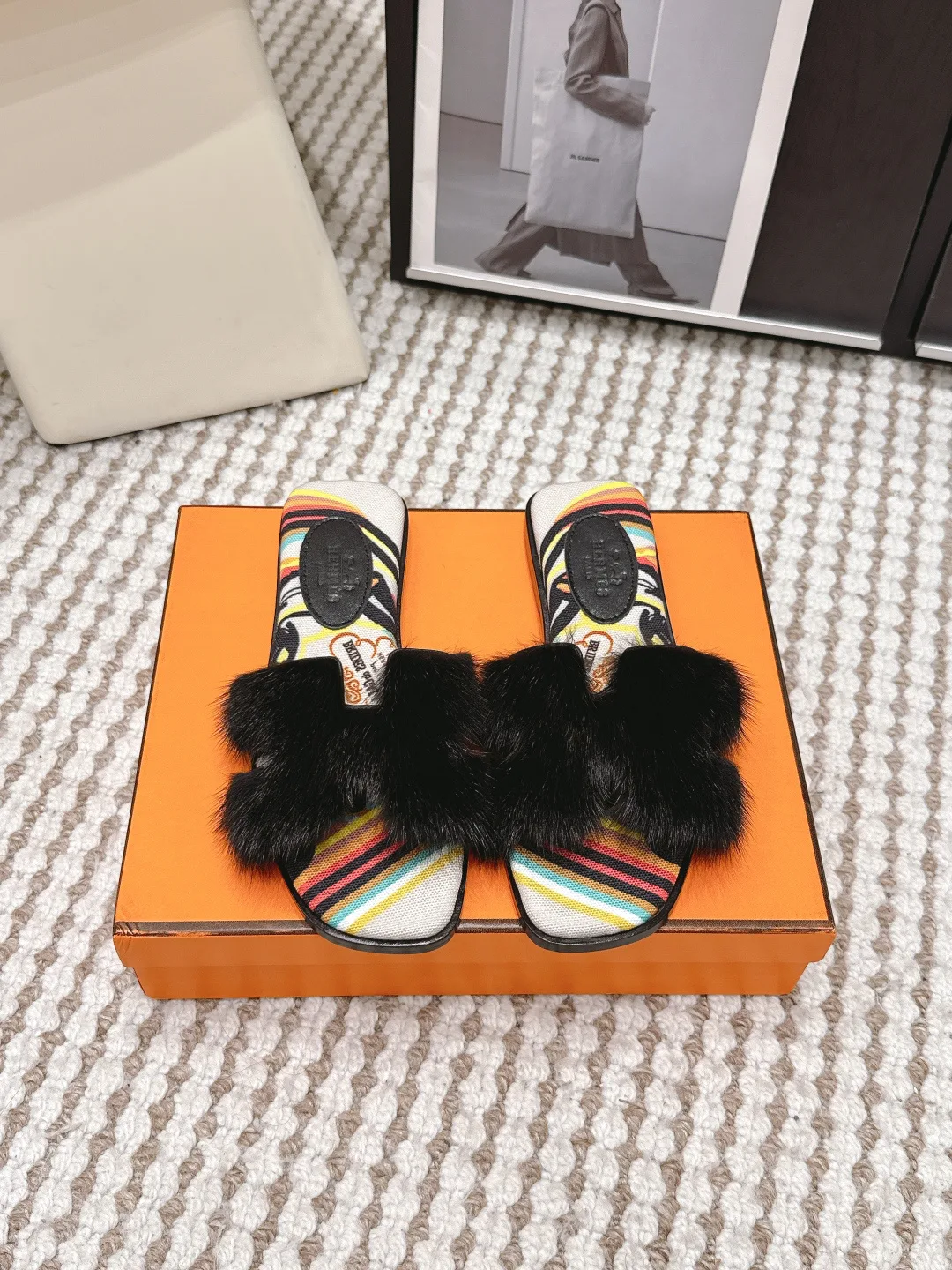 Тапочки Женские Hermes 12859264