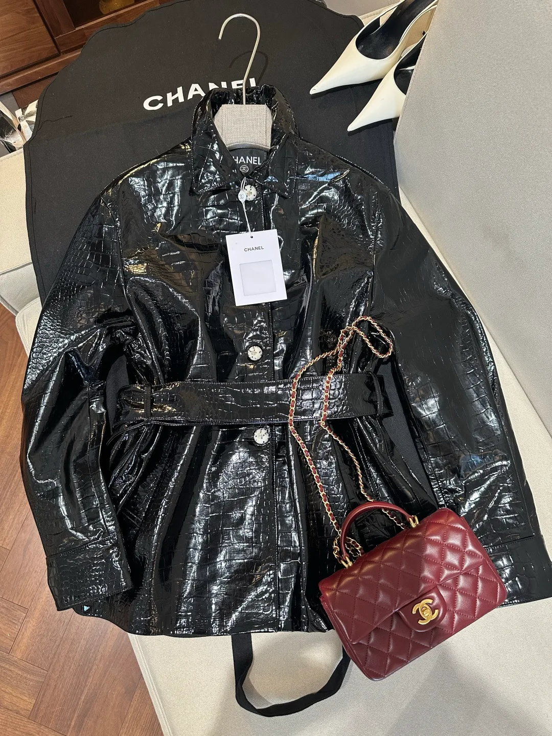 Кожаные Куртки И Дублёнки Женские Chanel 18637909
