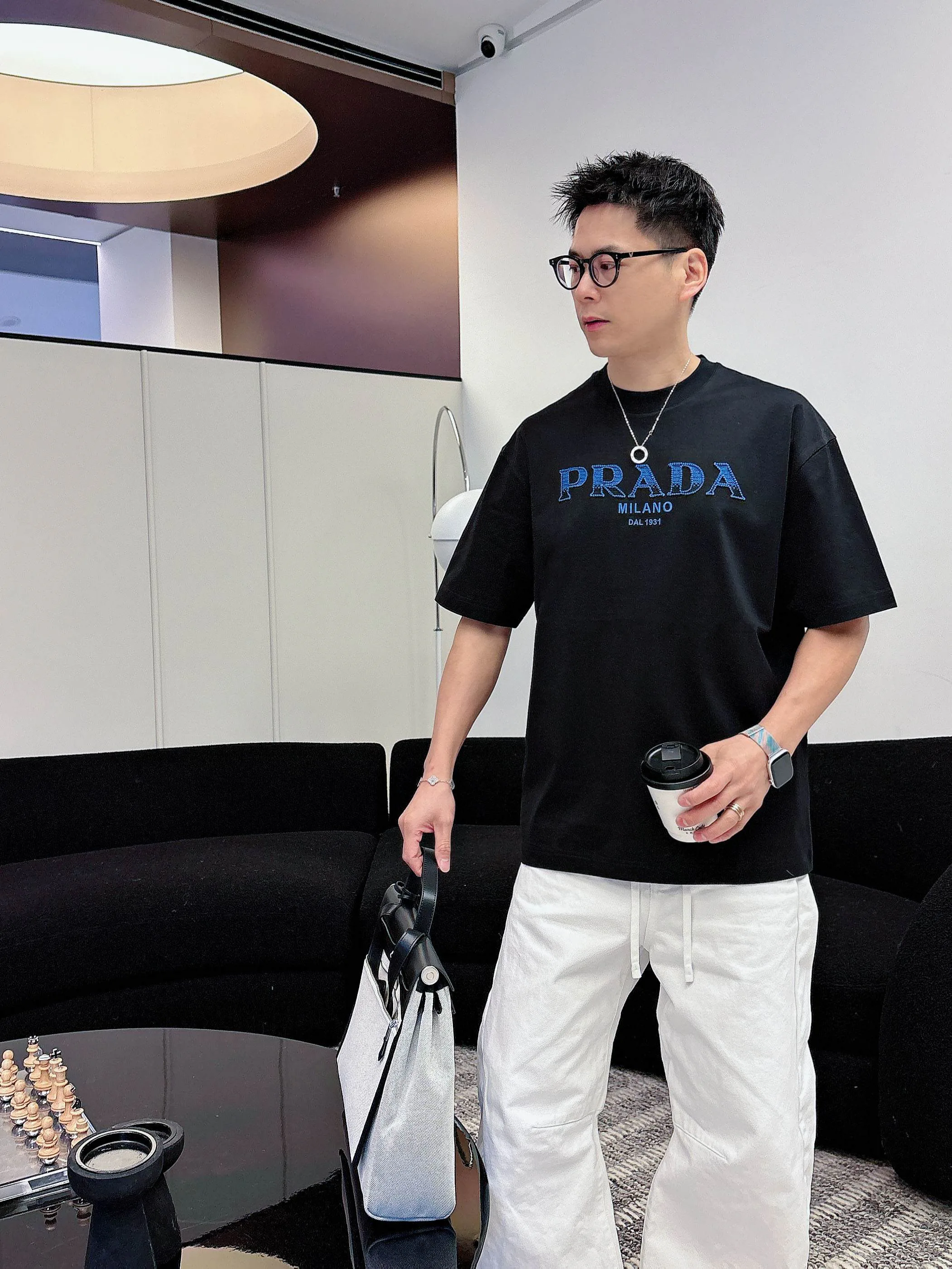 Футболки Мужские Prada 9465282