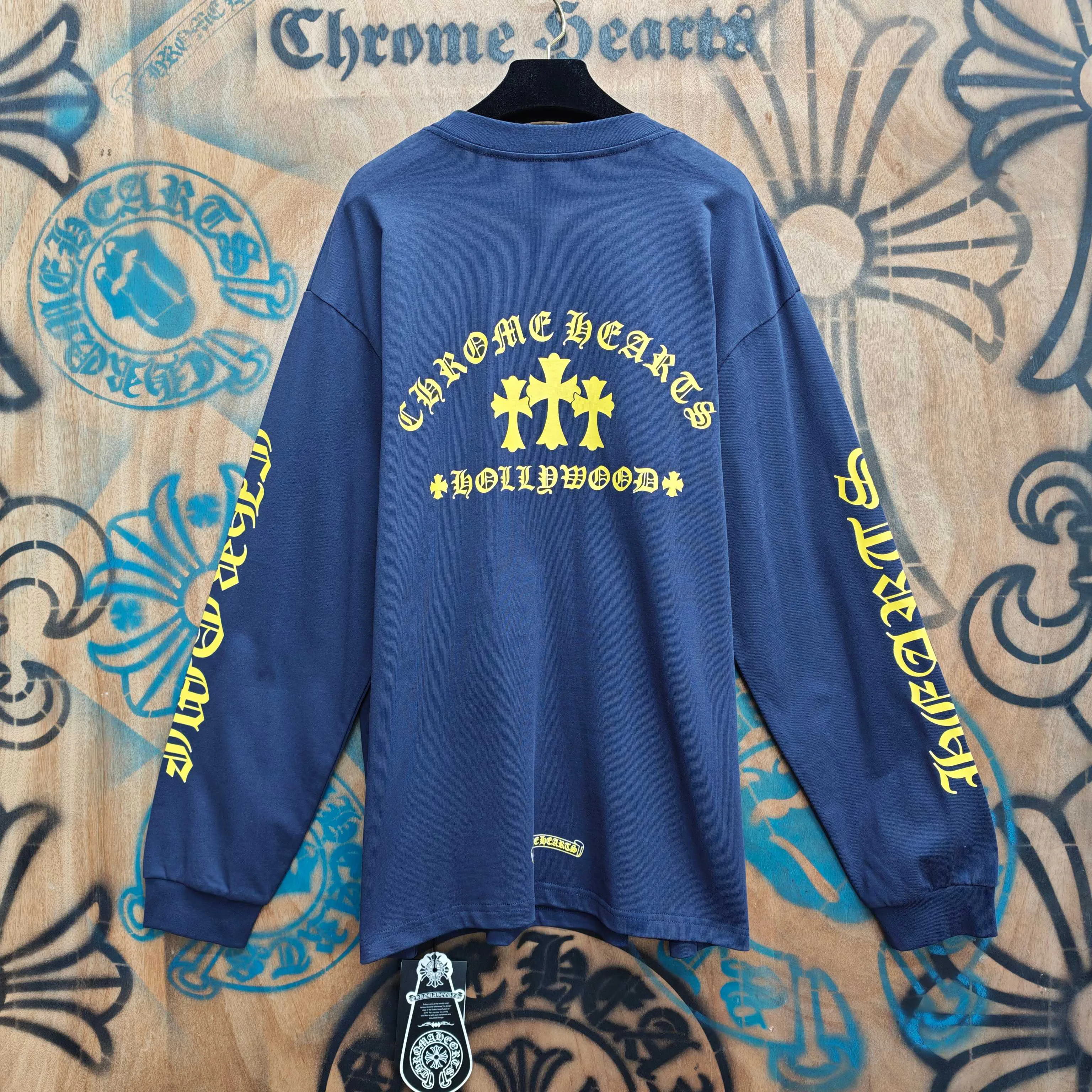 Лонгсливы Мужские Chrome Hearts 11808756