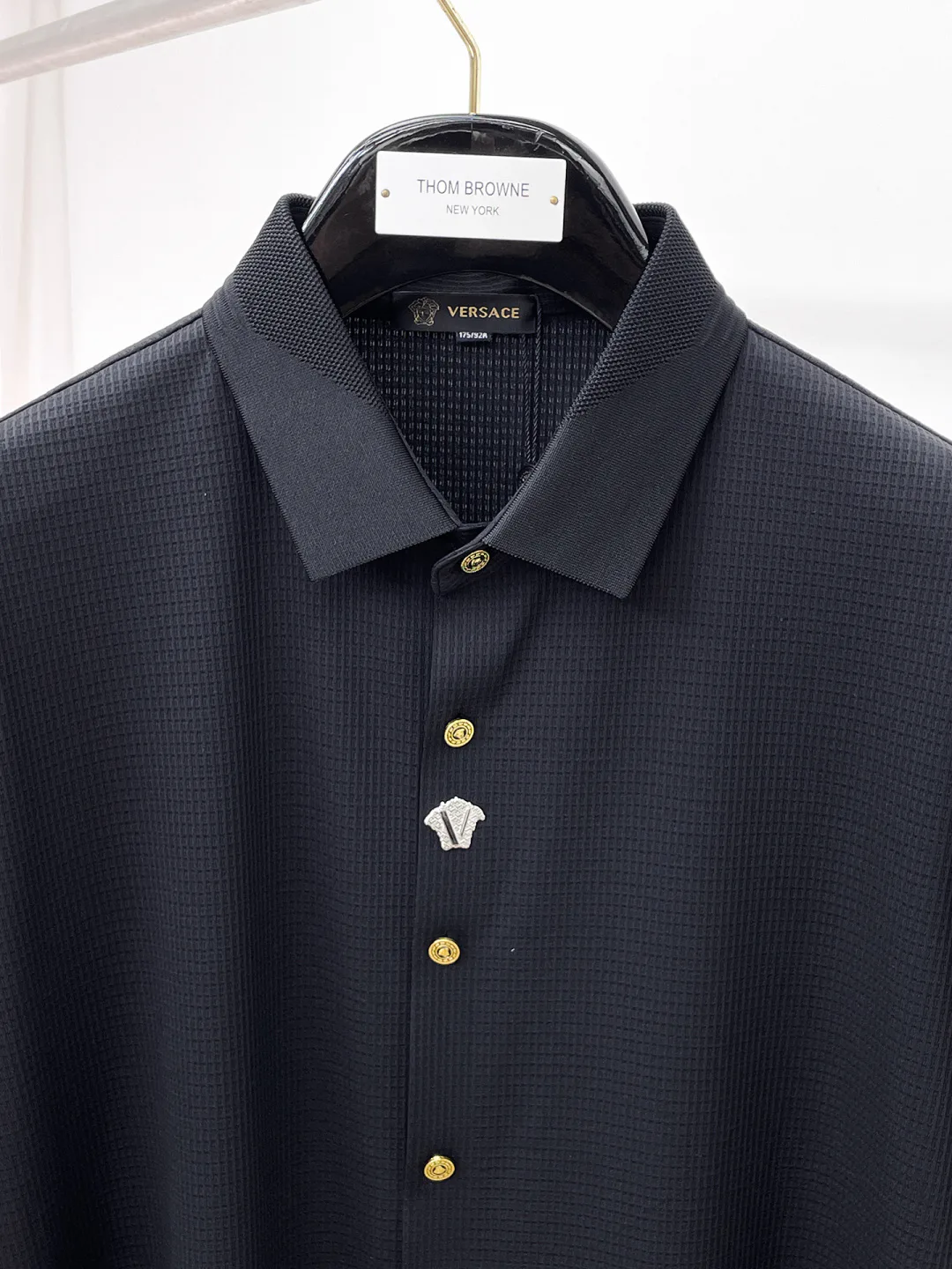 Рубашки Мужские Versace 18706347