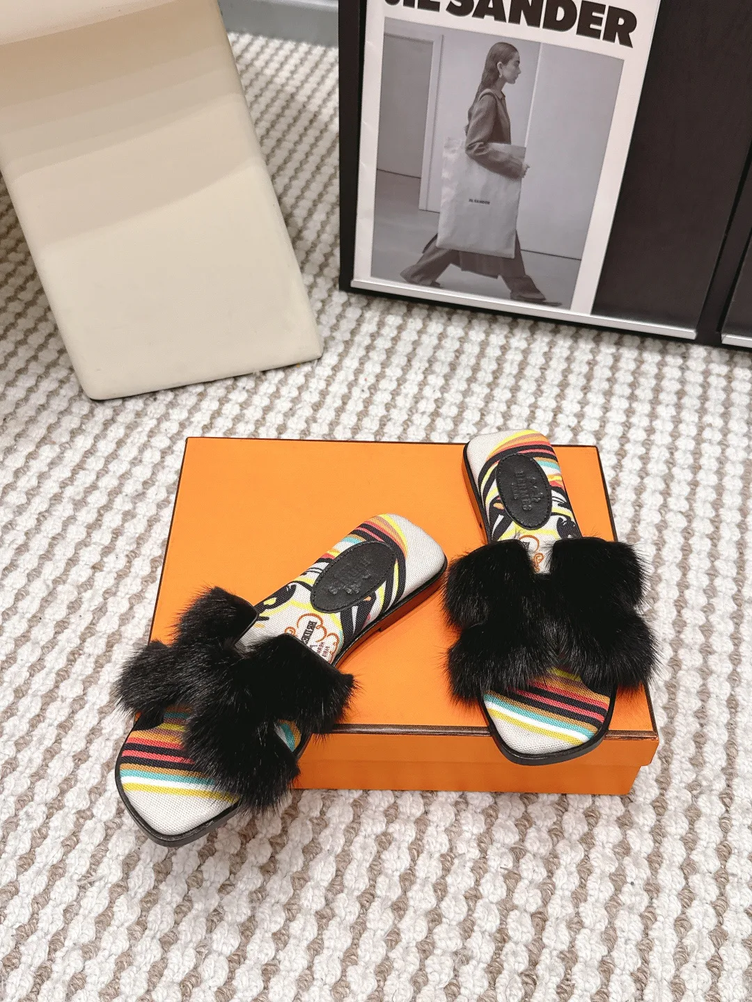 Тапочки Женские Hermes 12859264
