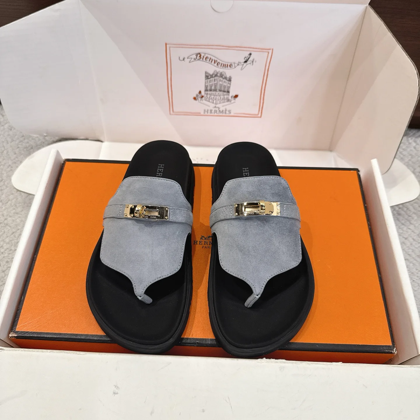 Шлепанцы Женские Hermes 8971581