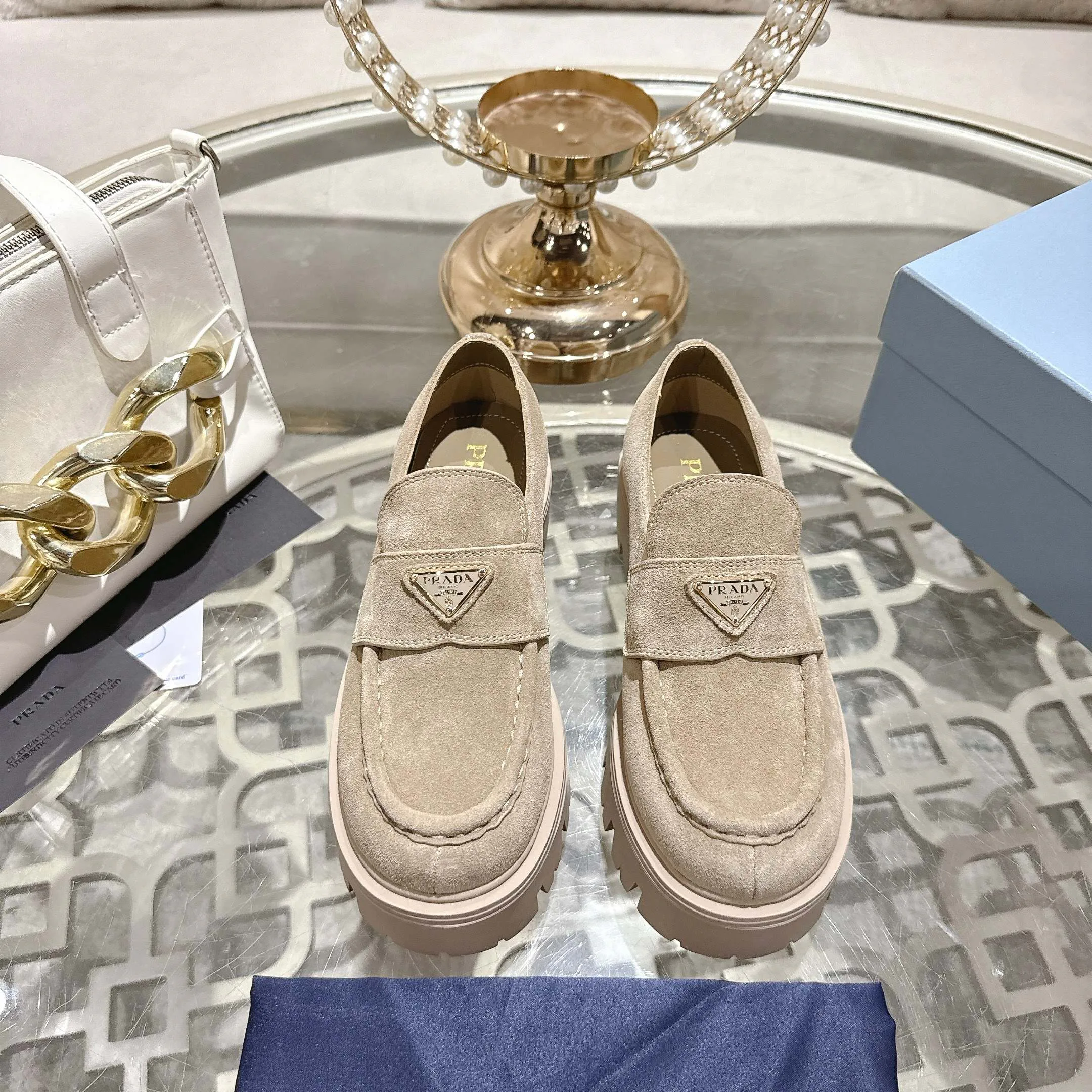 Лоферы И Мокасины Женские Prada 931629