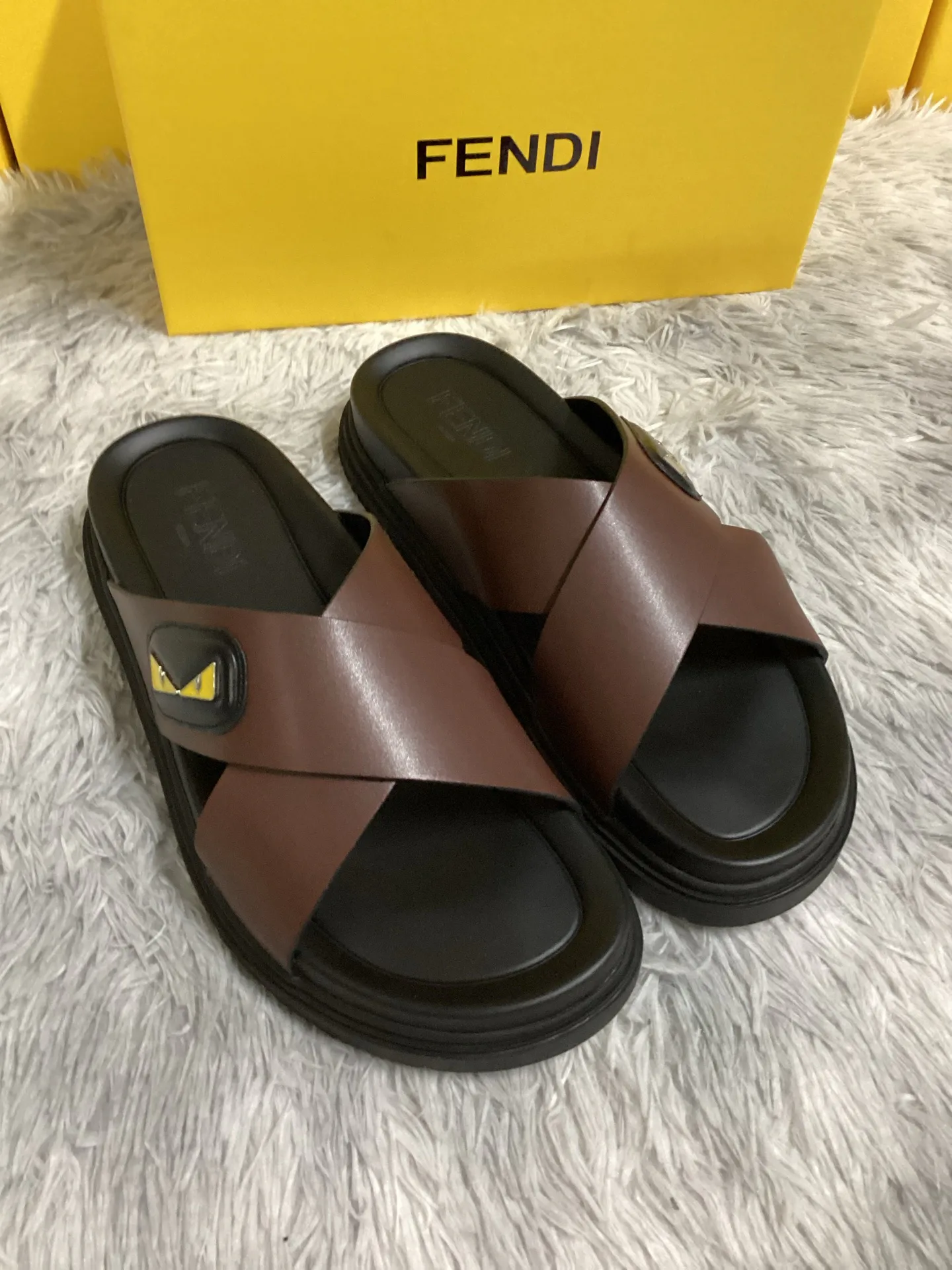 Шлепанцы Мужские Fendi 13353284