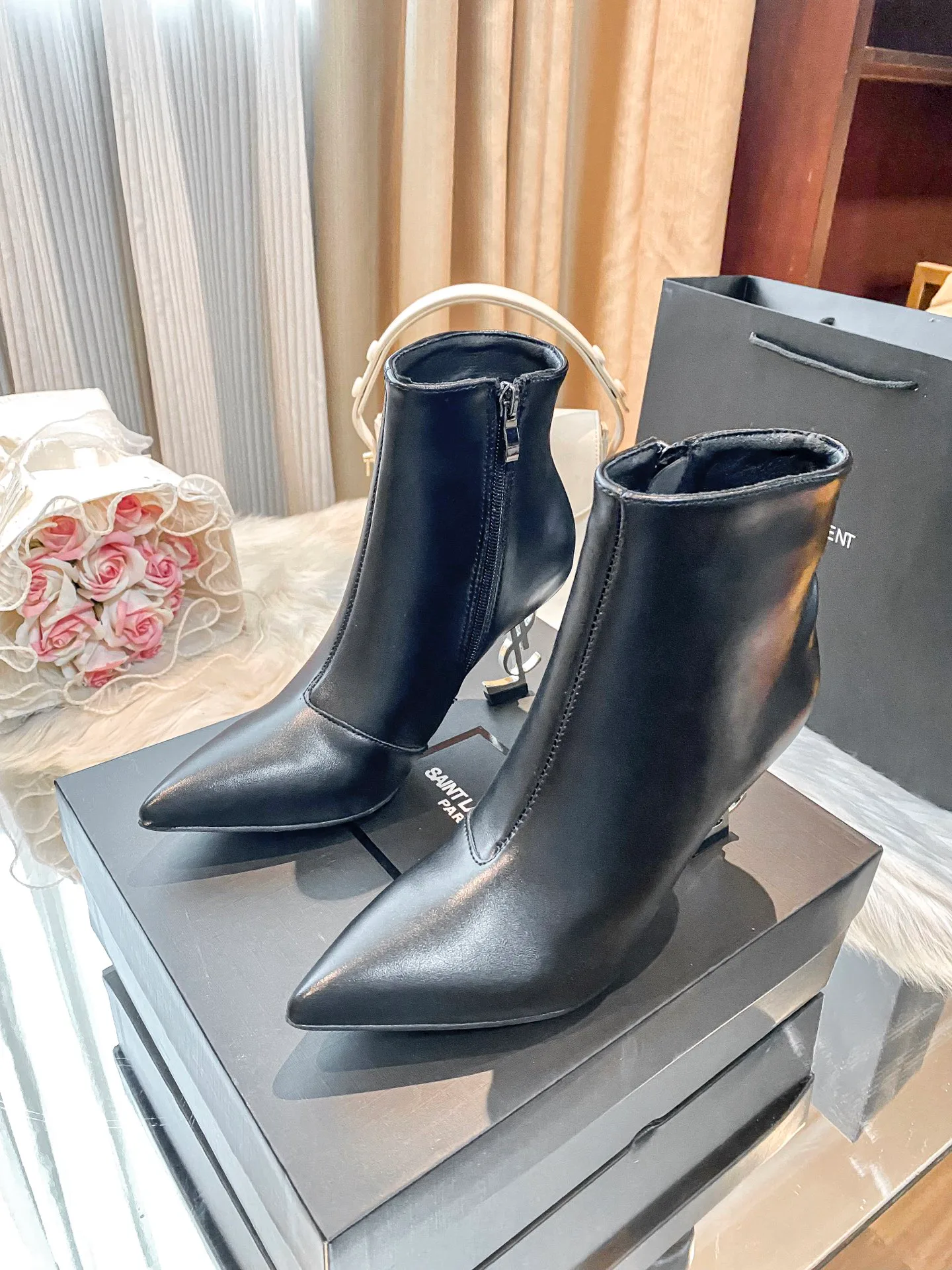 Ботильоны Женские Saint Laurent 79542