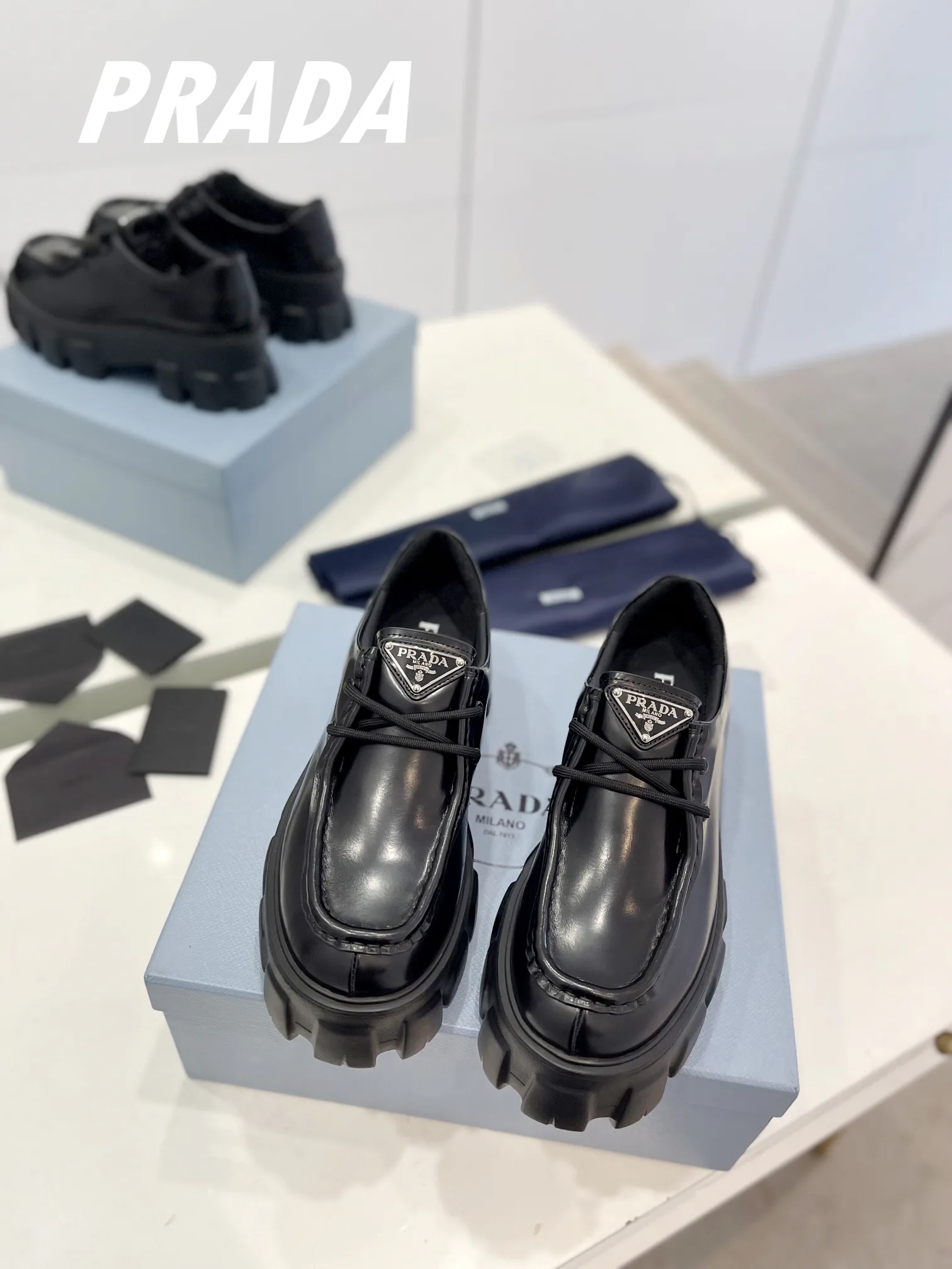 Лоферы И Мокасины Женские Prada 116834