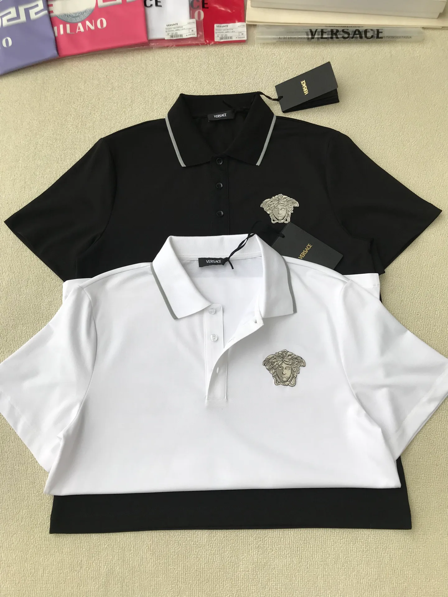 Рубашки Мужские Versace 12694438