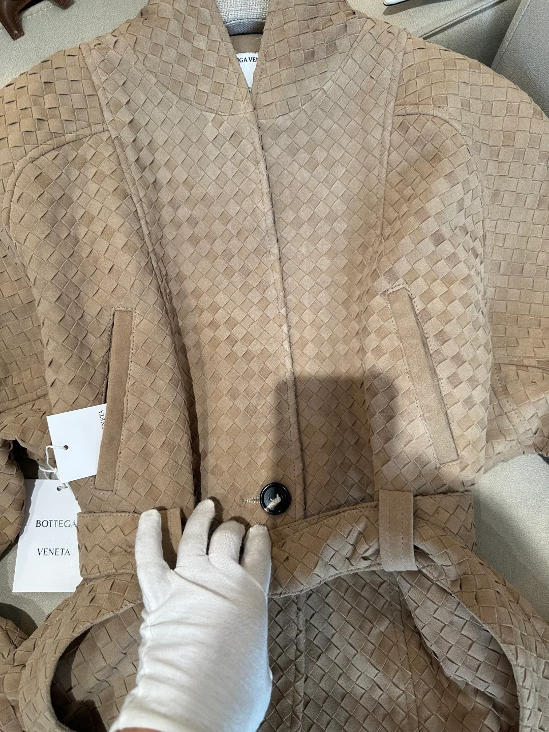 Кожаные Куртки И Дублёнки Женские Bottega Veneta 18040532
