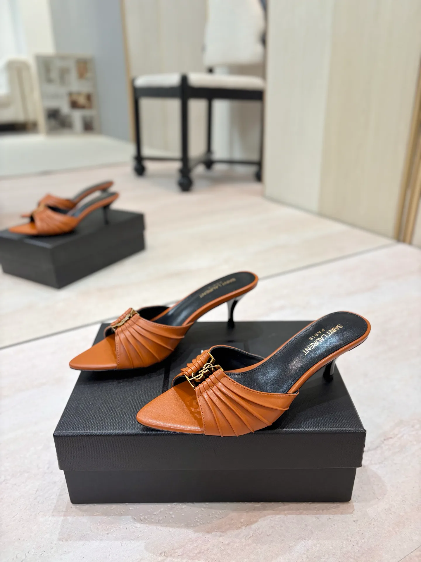 Мюли И Сабо Женские Saint Laurent 17476037