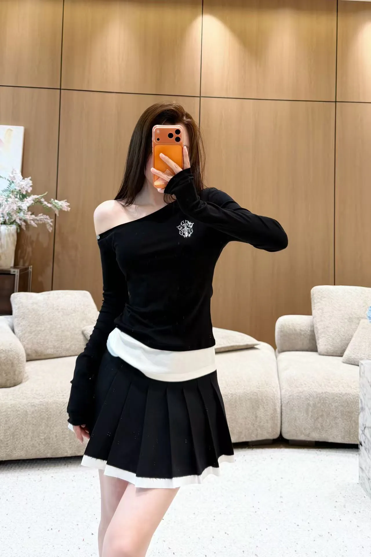 Лонгсливы Женские Chrome Hearts 11172069