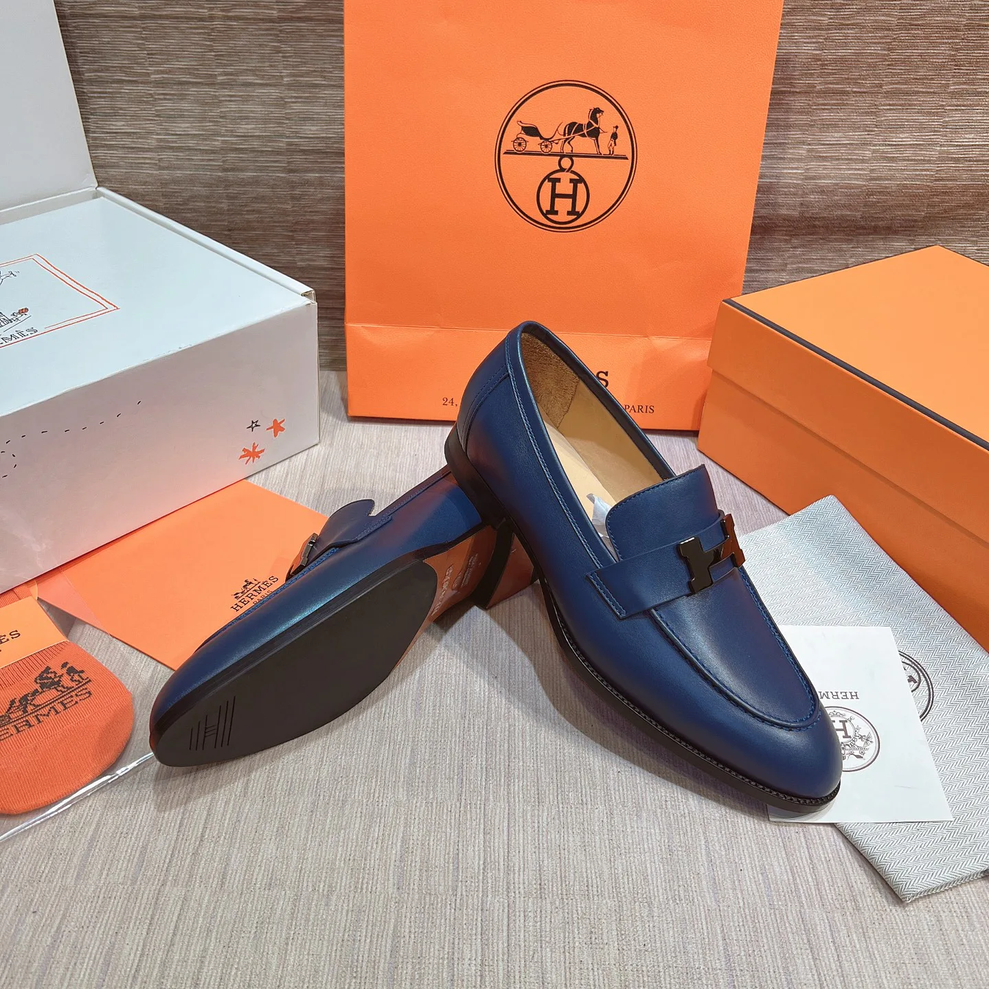 Лоферы И Туфли Мужские Hermes 840300