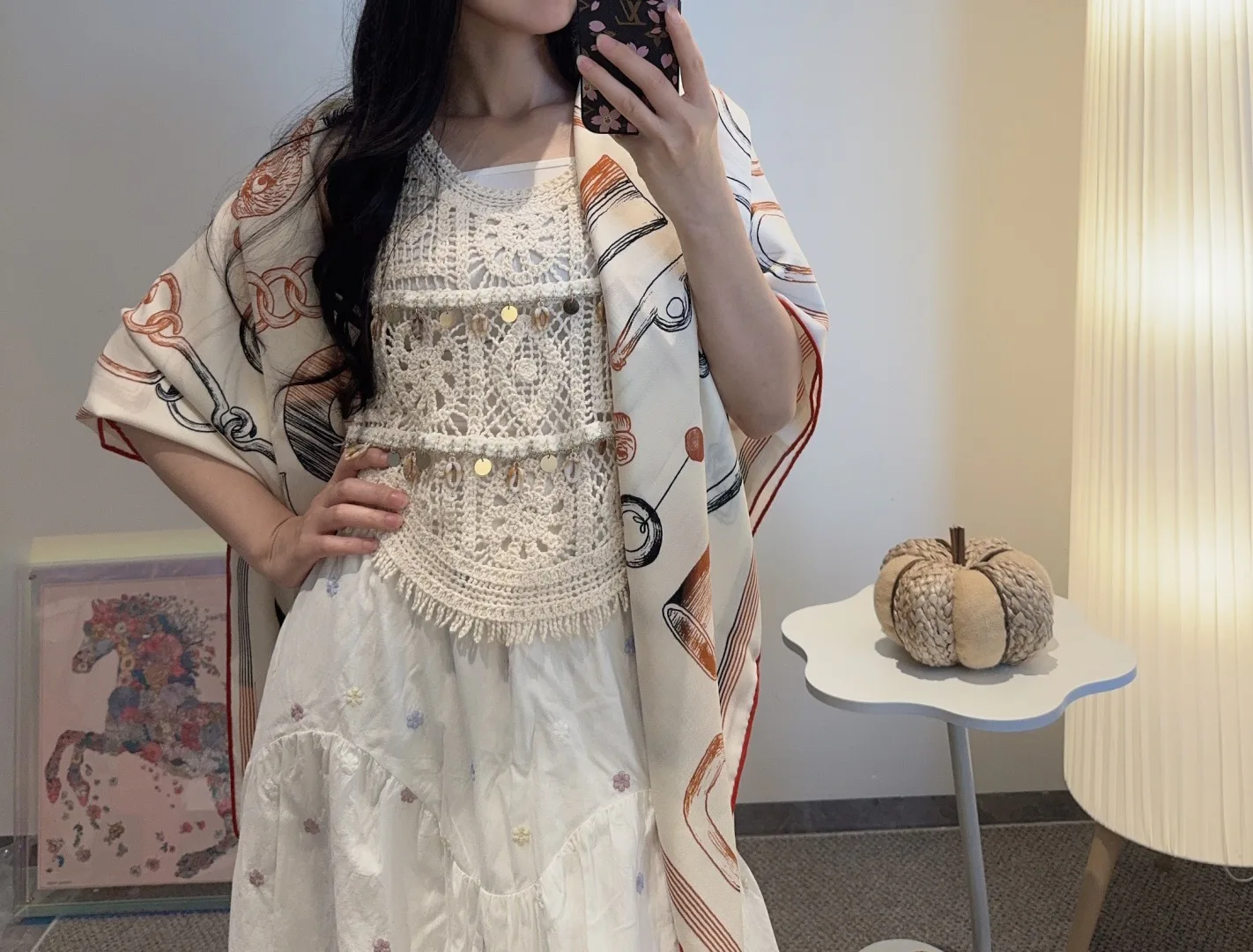 Шарфы Hermes 318389