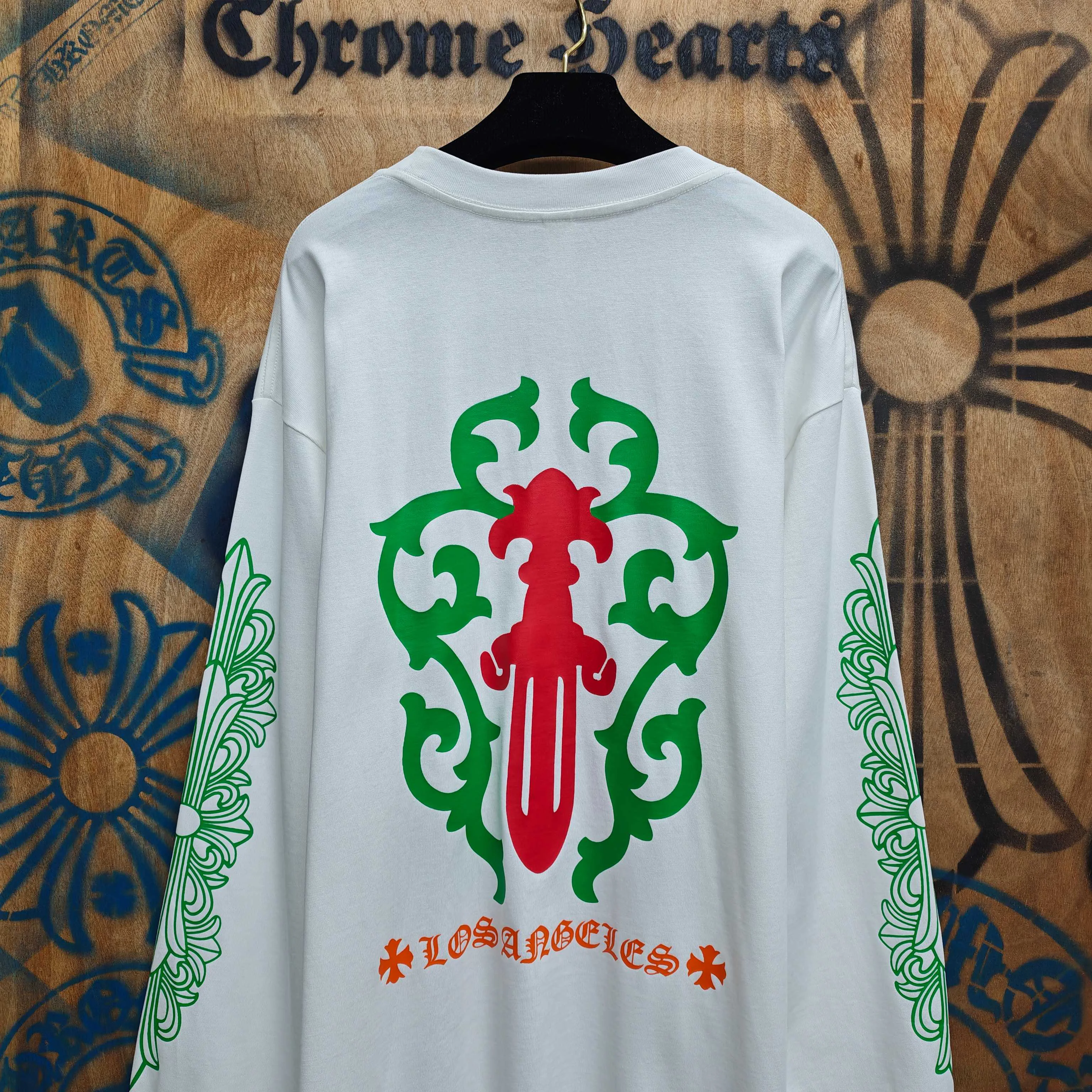 Лонгсливы Мужские Chrome Hearts 11808767