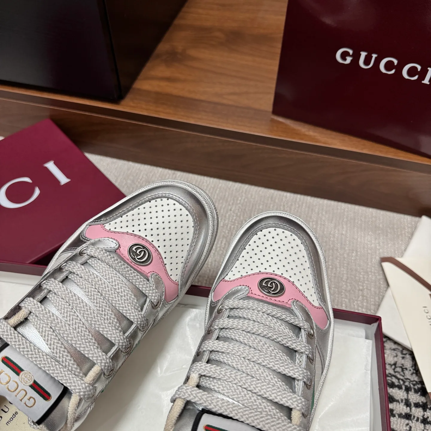Кеды Женские Gucci 11946862