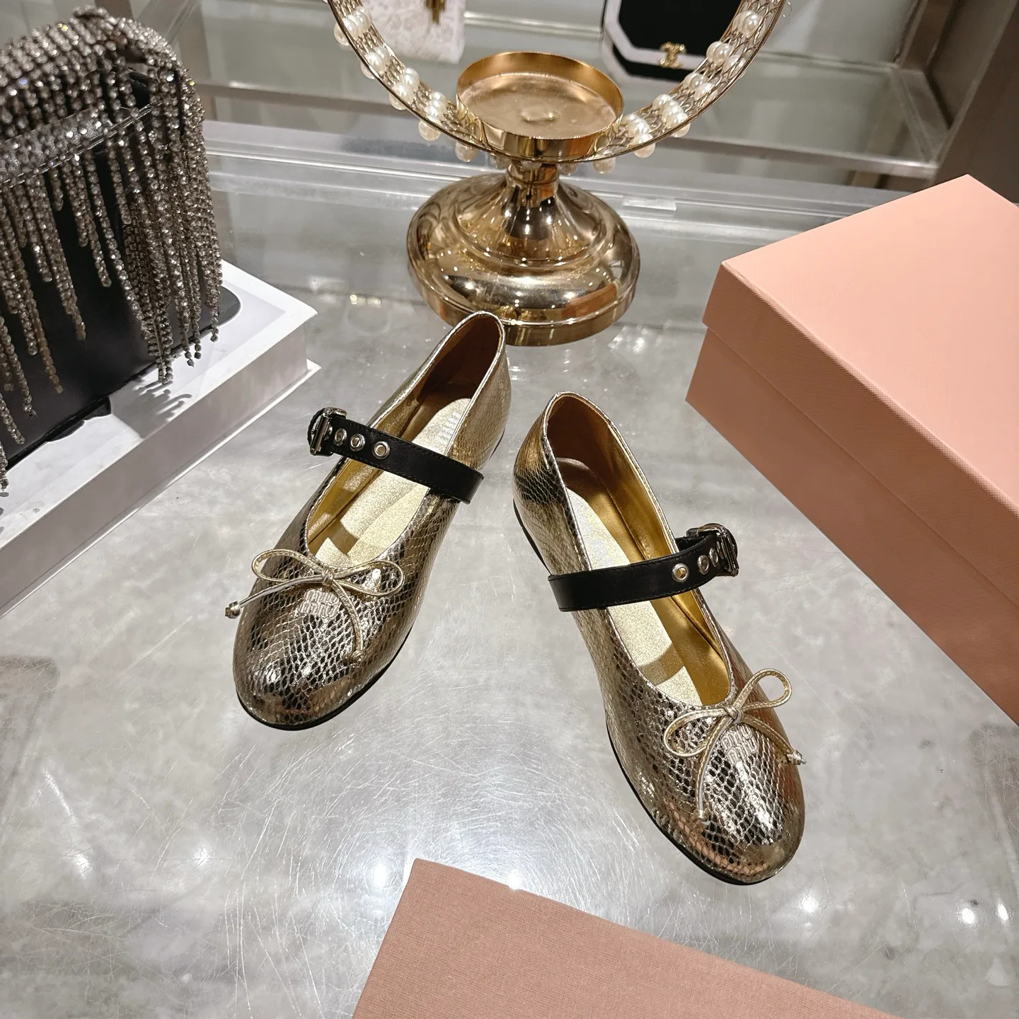 Балетки Женские Miu Miu 12868589