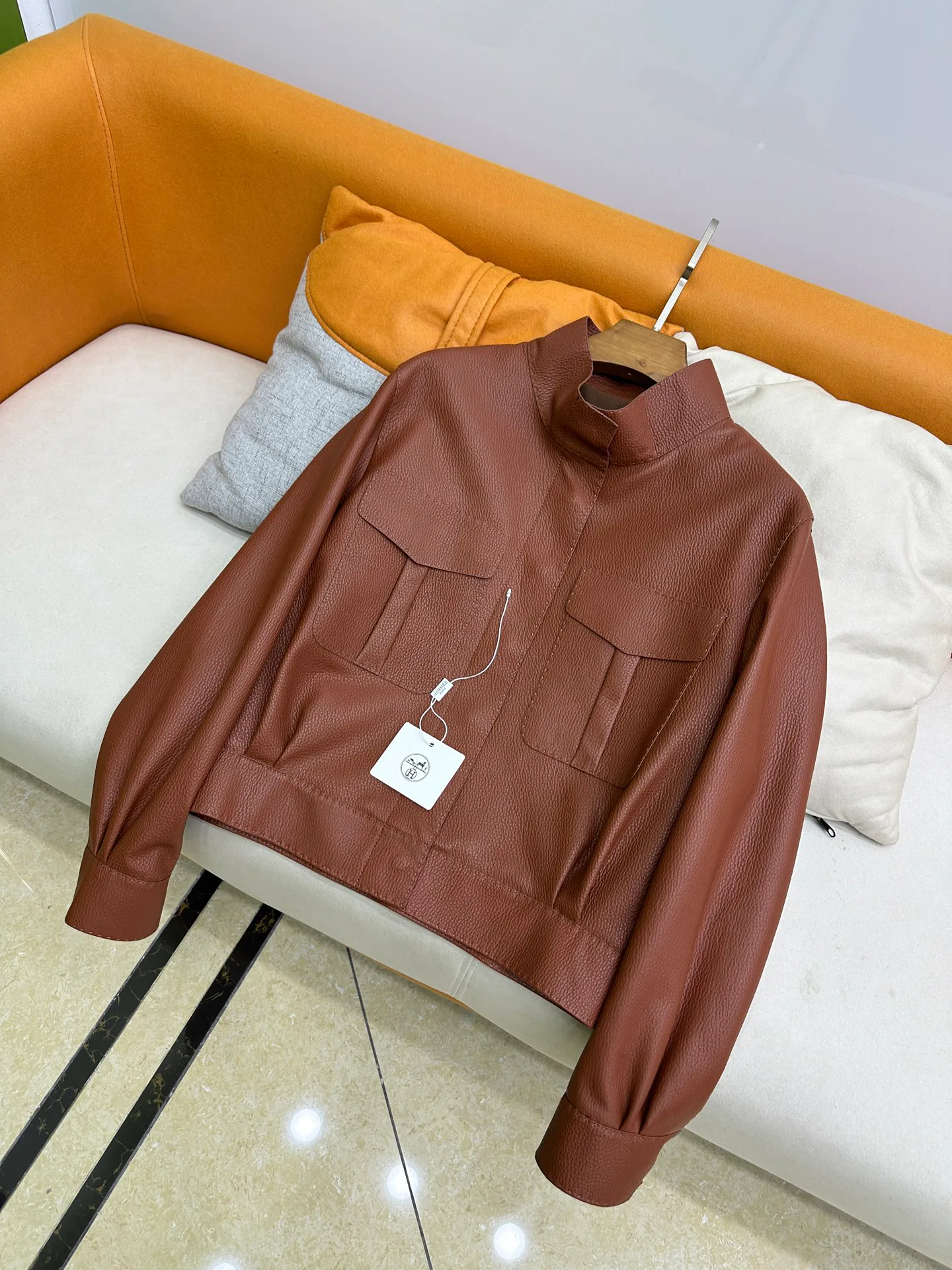 Кожаные Куртки И Дублёнки Женские Hermes 11187836