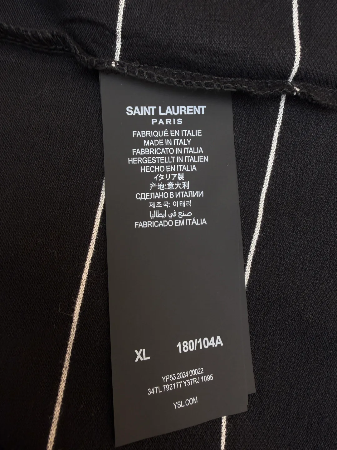 Футболки Мужские Saint Laurent 1265359