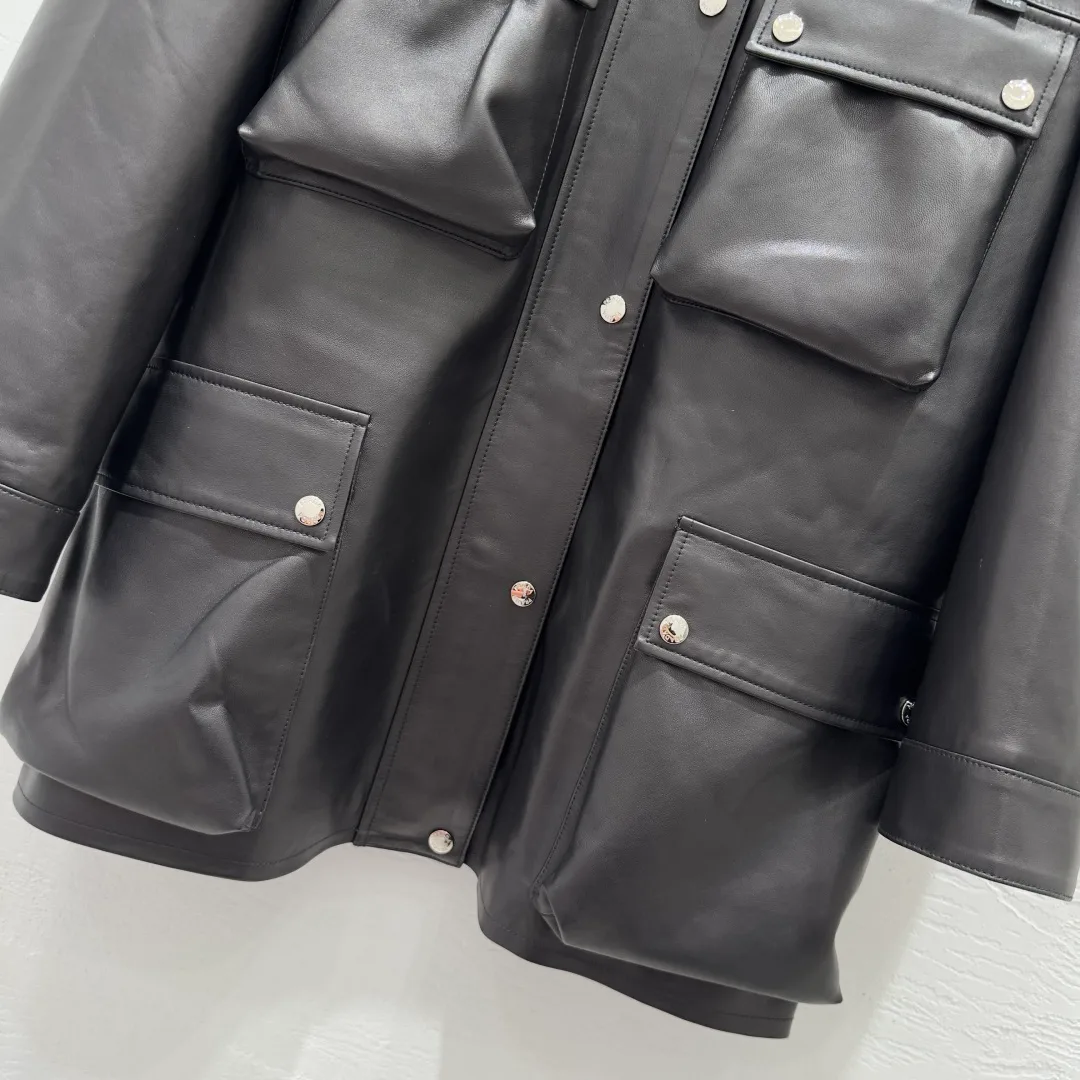 Кожаные Куртки И Дублёнки Женские Prada 4771597