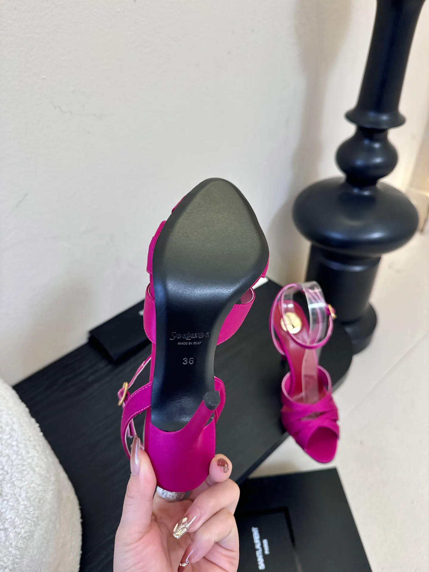 Босоножки Женские Saint Laurent 1893883