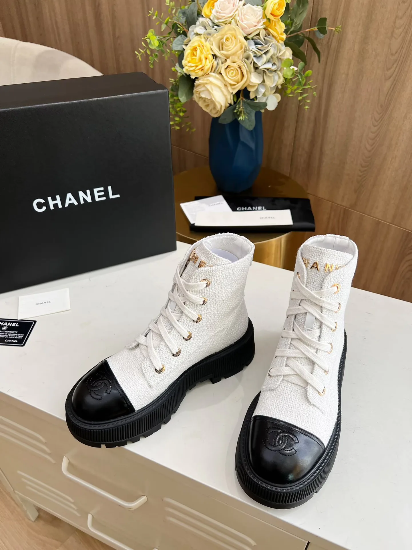 Ботинки Женские Chanel 1275065