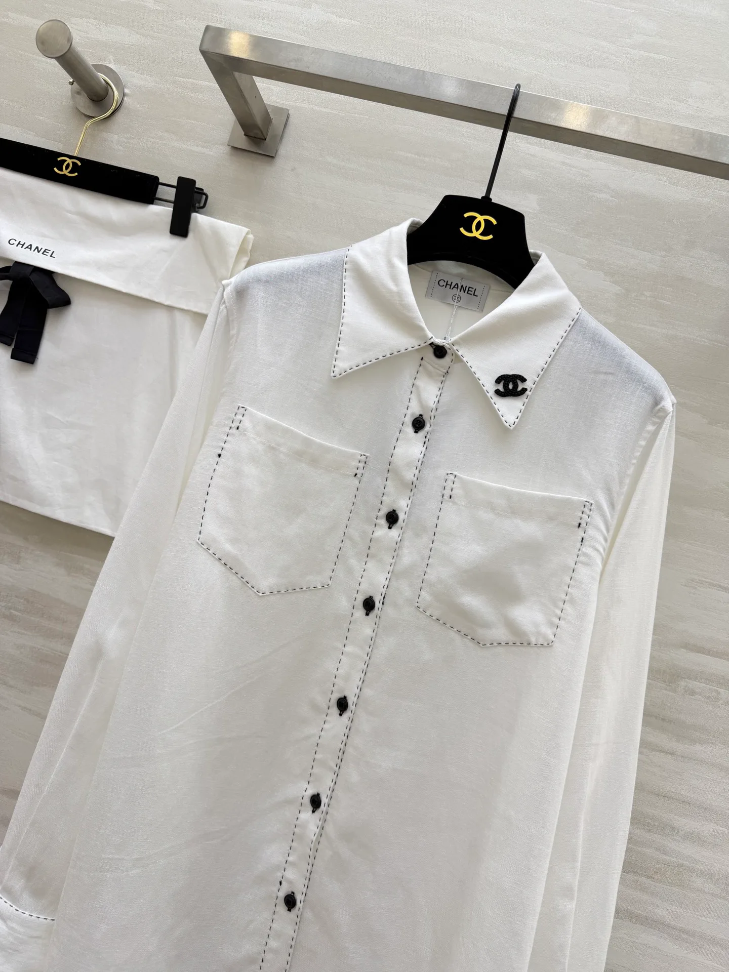 Рубашки Женские Chanel 10396640