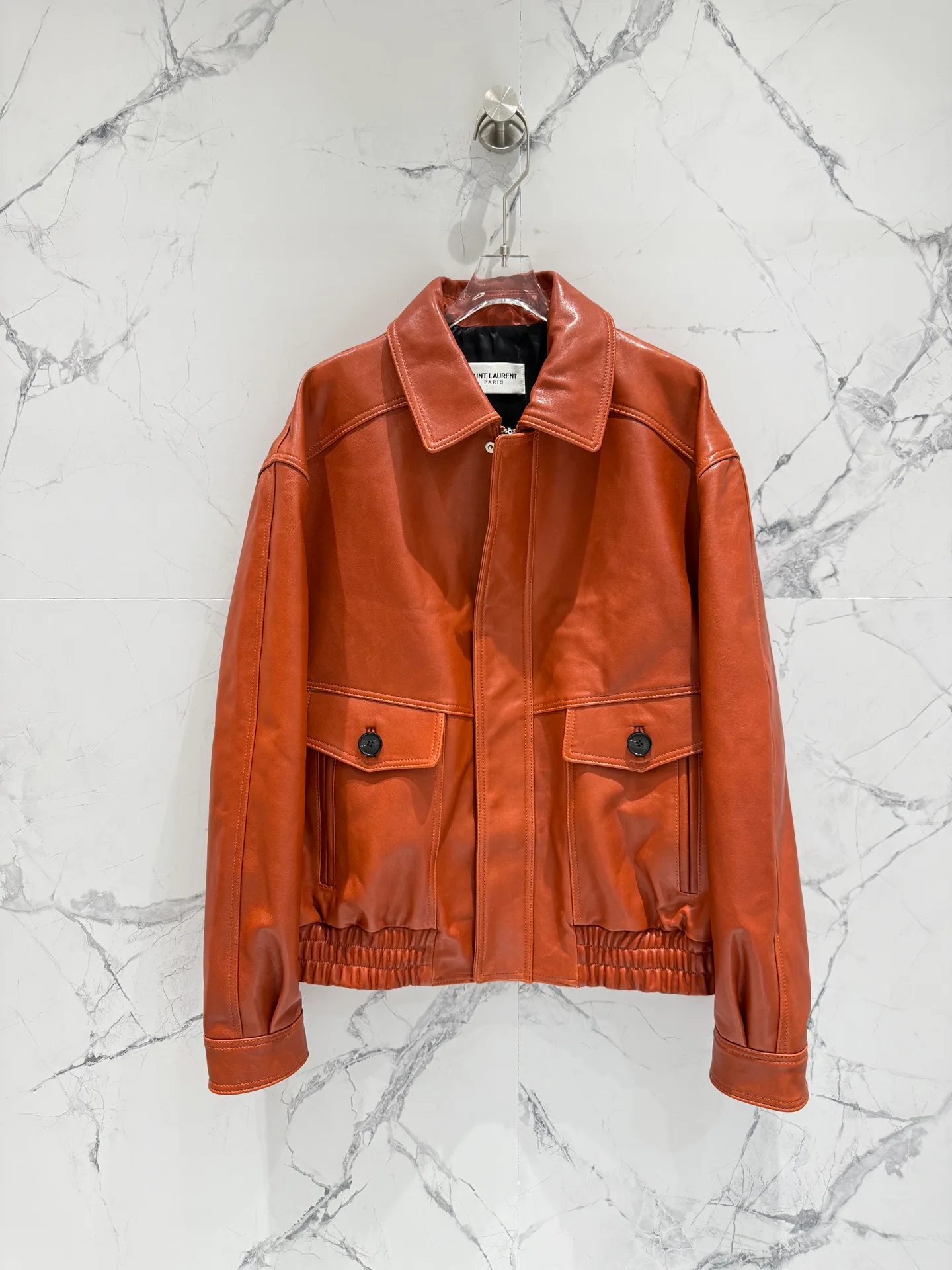 Кожаные Куртки И Дублёнки Женские Saint Laurent 11598175