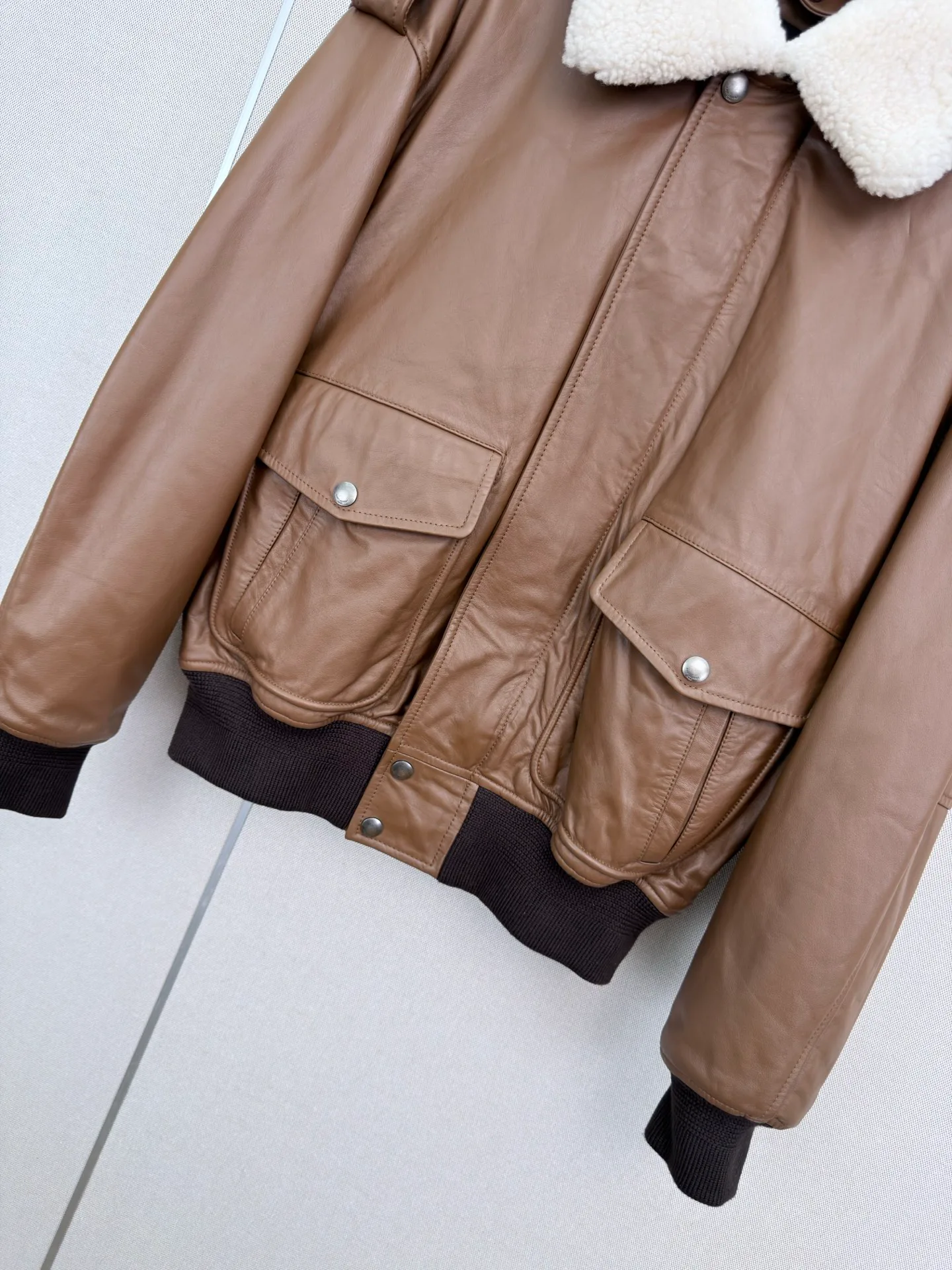 Кожаные Куртки И Дублёнки Женские Saint Laurent 18056783
