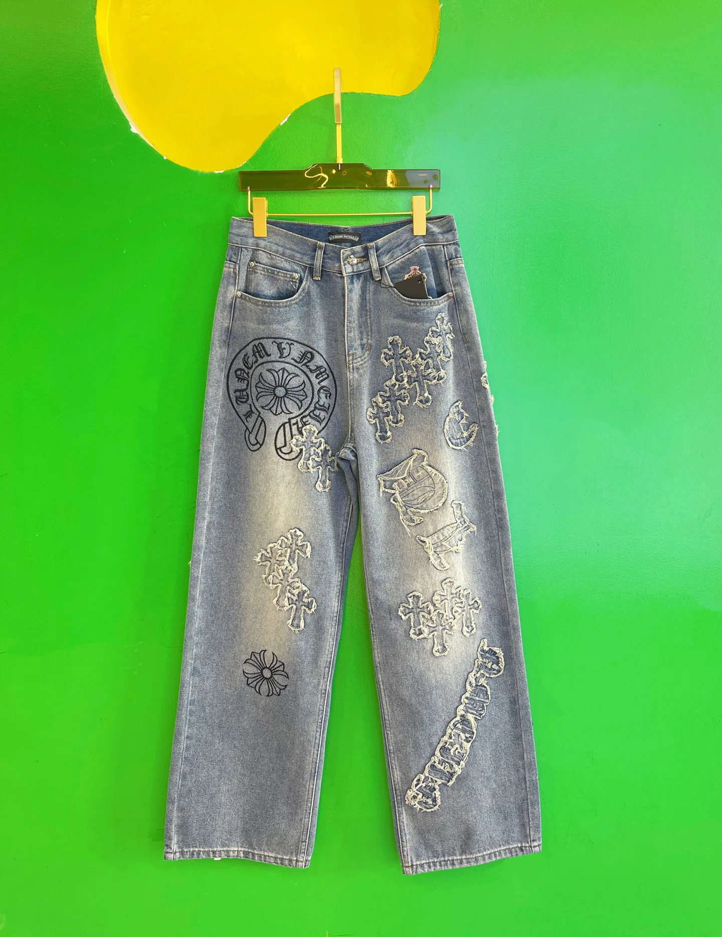 Джинсы Женские Chrome Hearts 11224983