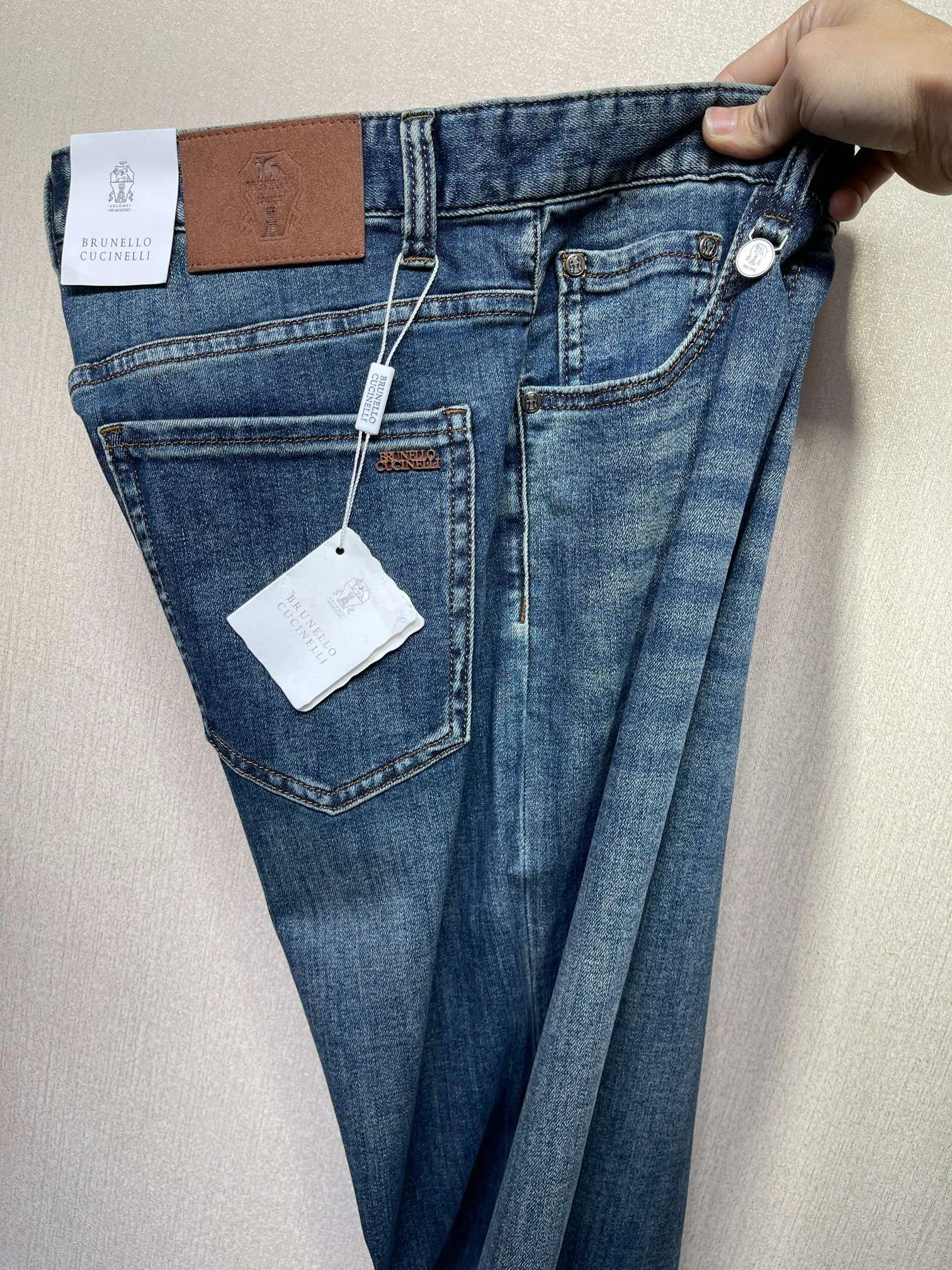 Джинсы Мужские Brunello Cucinelli 12551707