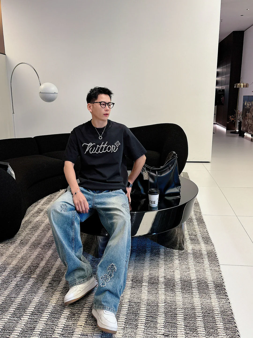 Футболки Мужские Louis Vuitton 9526547