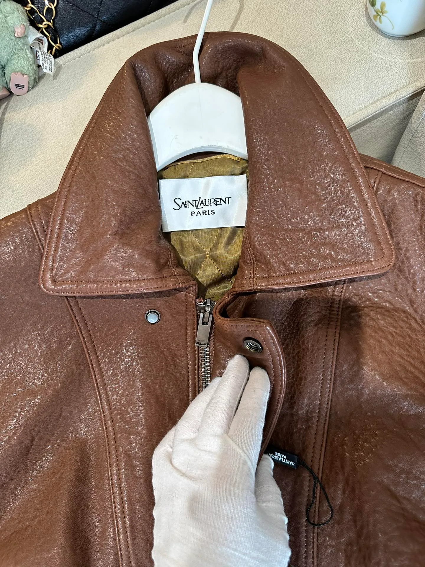 Куртки И Пуховики Женские Saint Laurent 127672