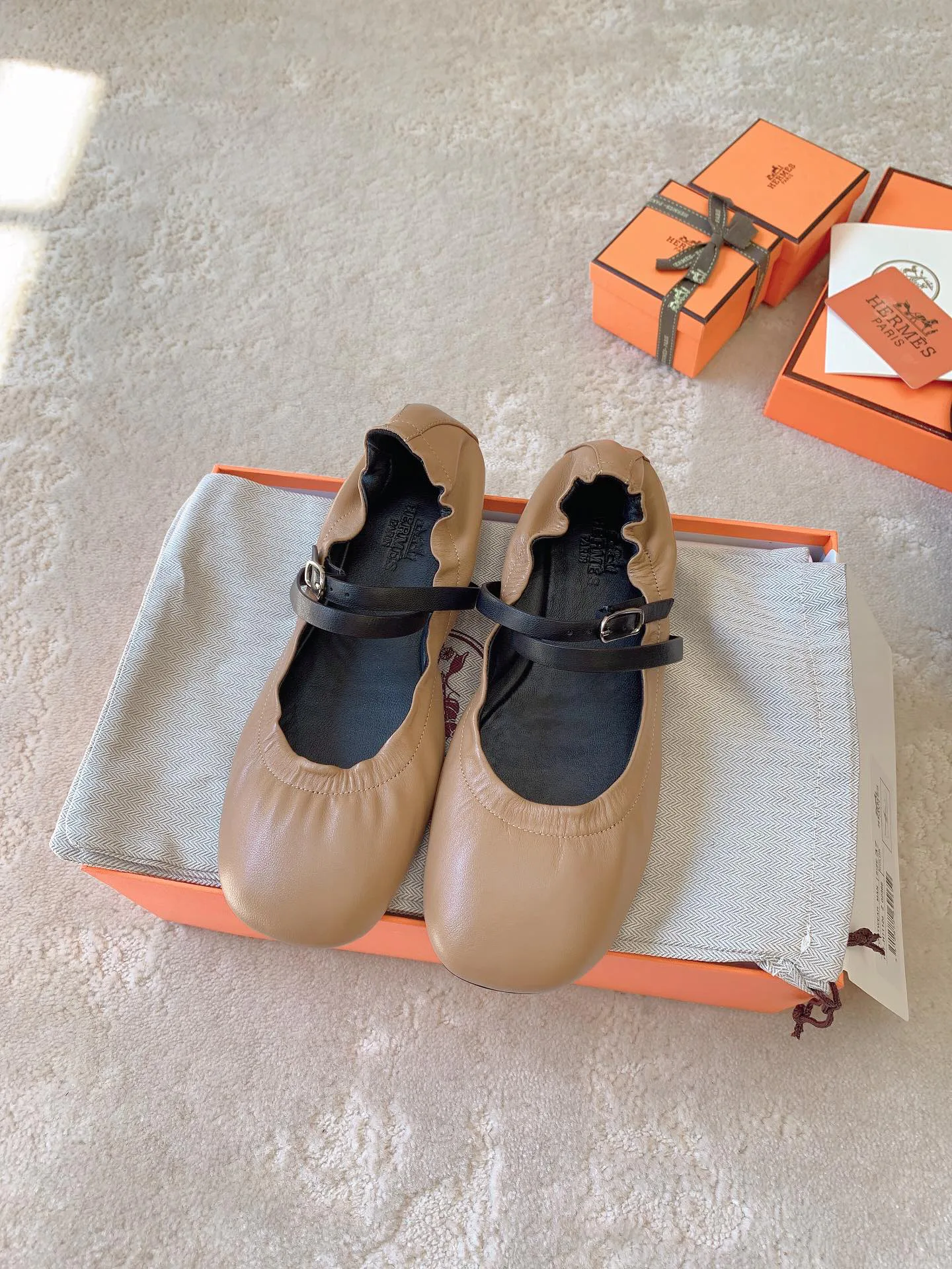Балетки Женские Hermes 2211703